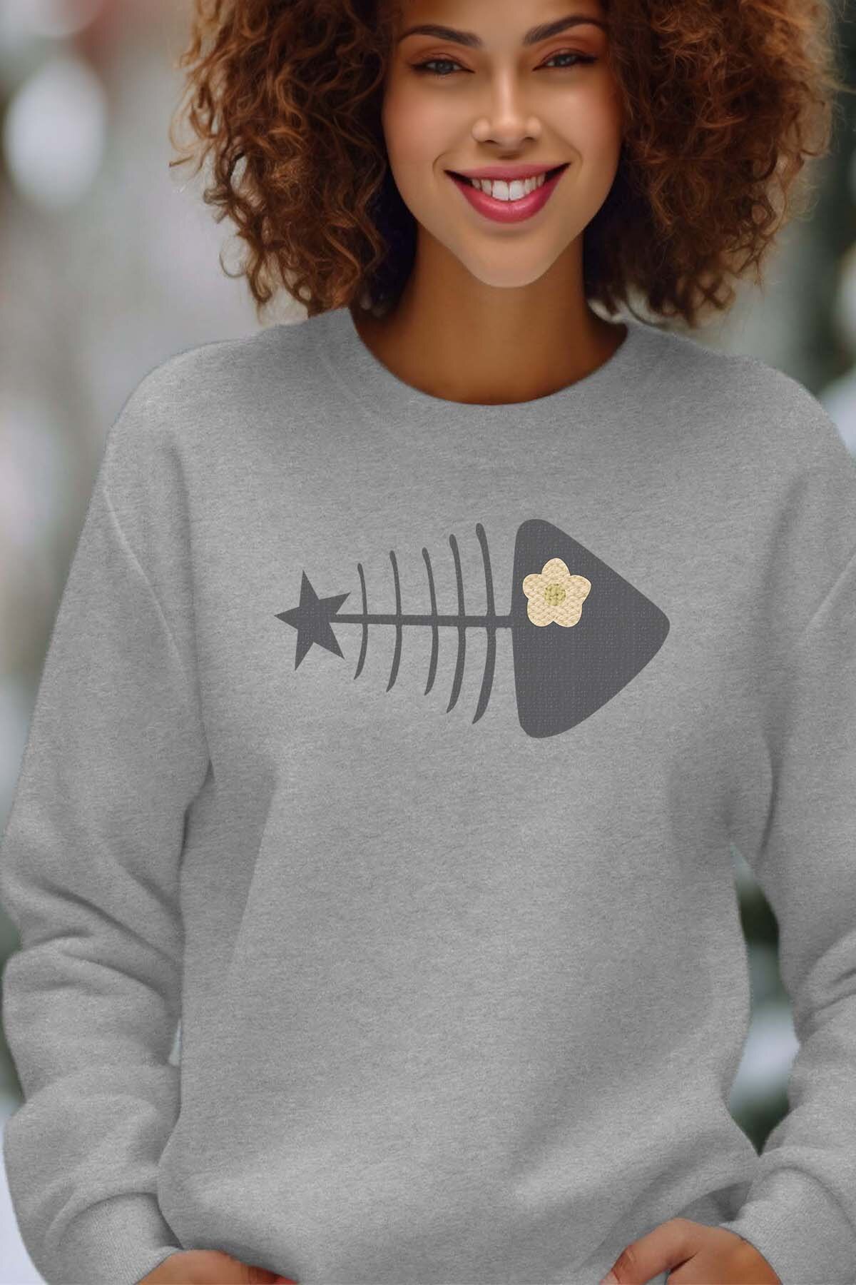 Mayorista I.A.L.D FRANCE - Fishbone Star - Sudadera con cuello redondo para mujer