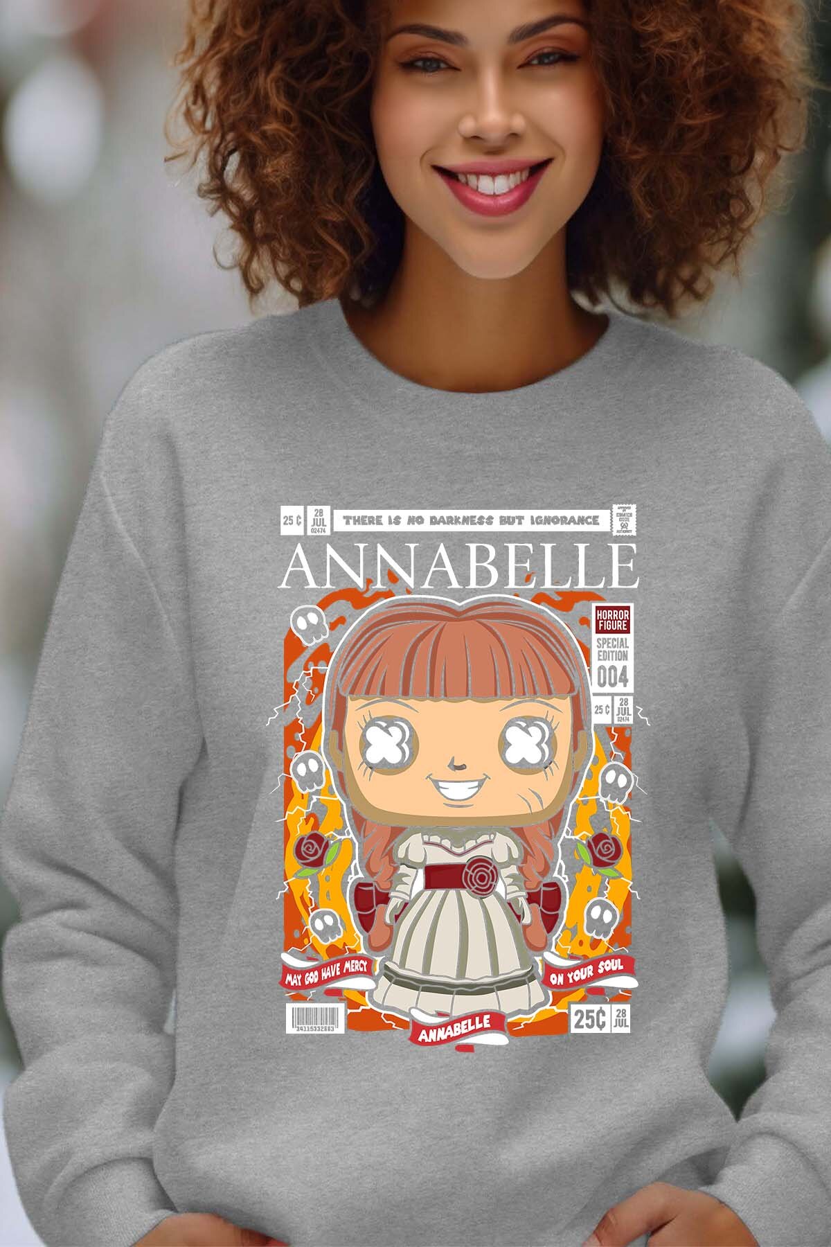 Grossista I.A.L.D FRANCE - Funko Annabelle - Felpa girocollo Donna