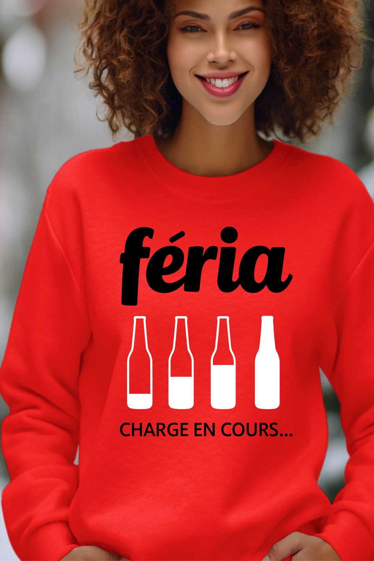Grossiste I.A.L.D FRANCE - Charge feria - Sweat Col Rond Femme