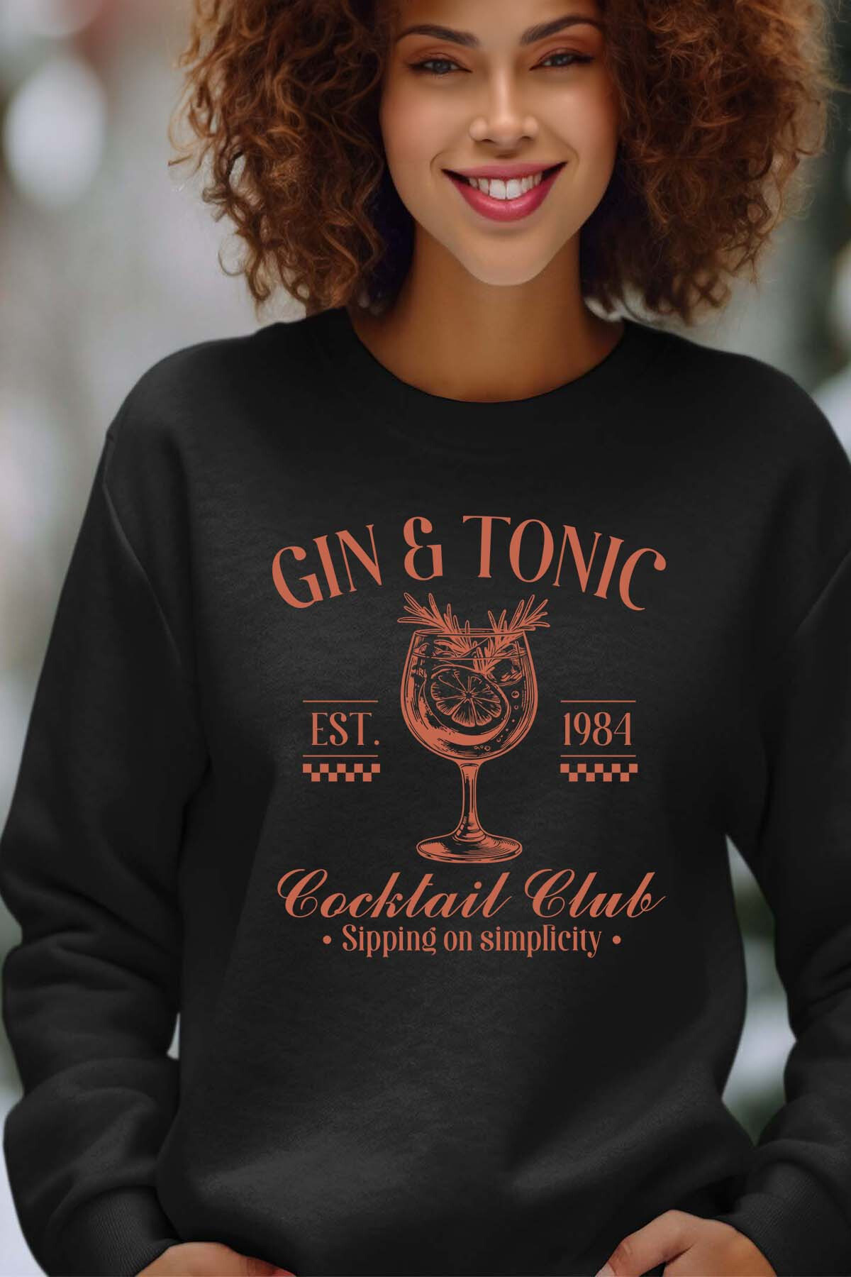 Wholesaler I.A.L.D FRANCE - Gin 1984 est - Crewneck sweatshirt Woman