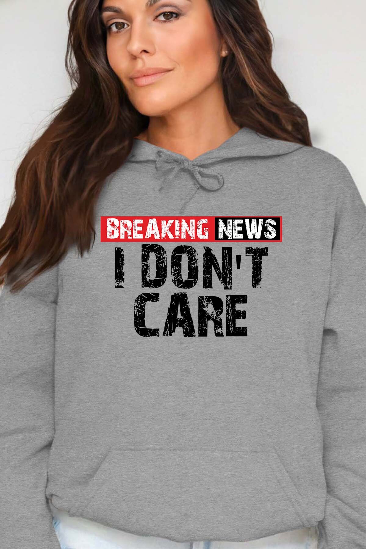 Wholesaler I.A.L.D FRANCE - News  Dont Care - Hooded sweatshirt Woman