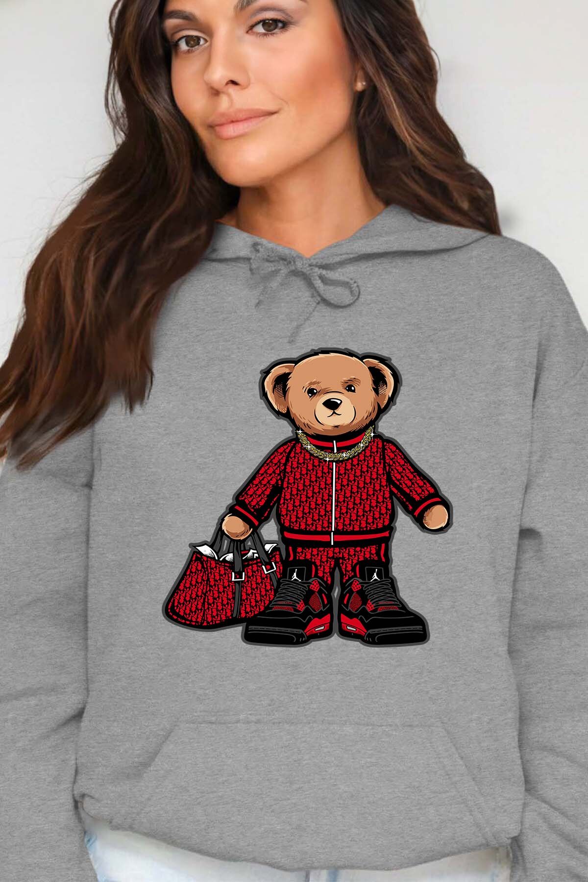 Grossiste I.A.L.D FRANCE - Ours Deluxe - Sweat Capuche Femme
