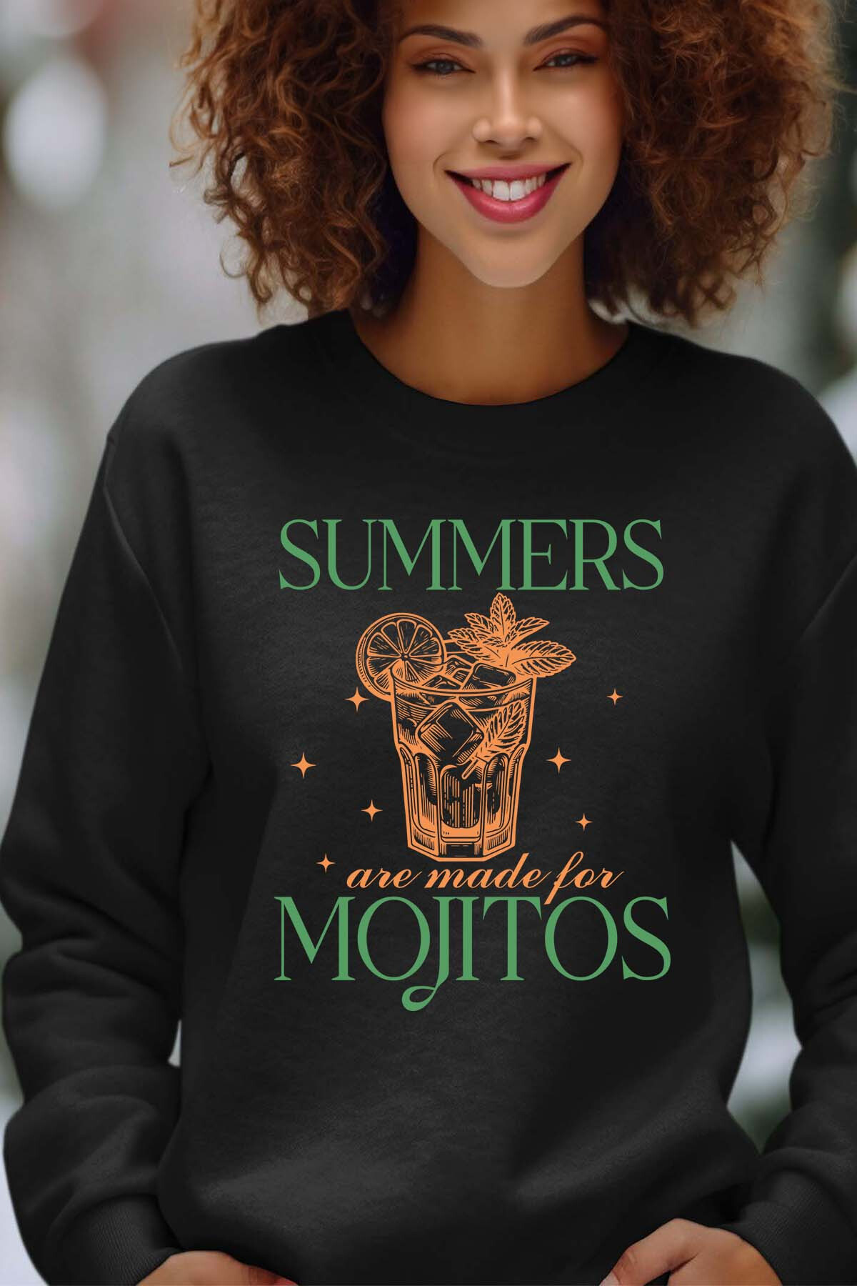 Wholesaler I.A.L.D FRANCE - Summers Mojitos - Crewneck sweatshirt Woman