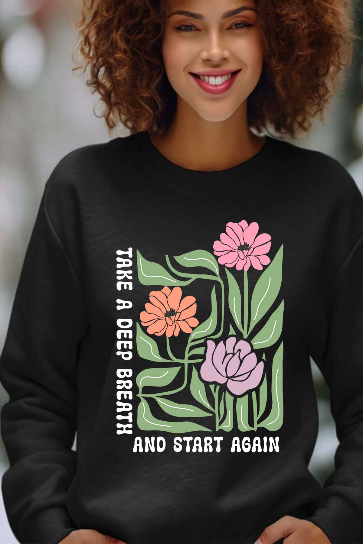 Großhändler I.A.L.D FRANCE - Take a deep - Sweatshirt Rundhalsausschnitt Frau