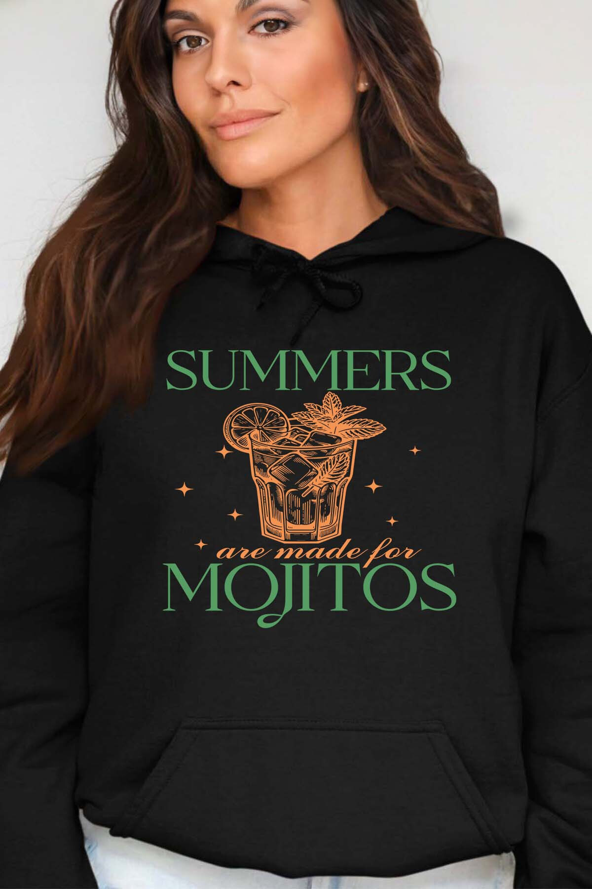 Wholesaler I.A.L.D FRANCE - Summers Mojitos - Hooded sweatshirt Woman