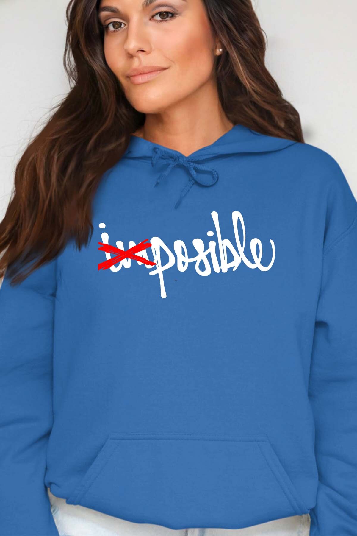 Grossista I.A.L.D FRANCE - IM X POSSIBLE - Felpa con cappuccio Donna