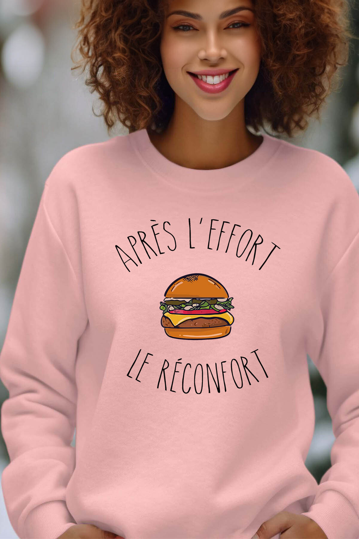 Grossista I.A.L.D FRANCE - Dopo lo sforzo - felpa a collo rotondo femminile