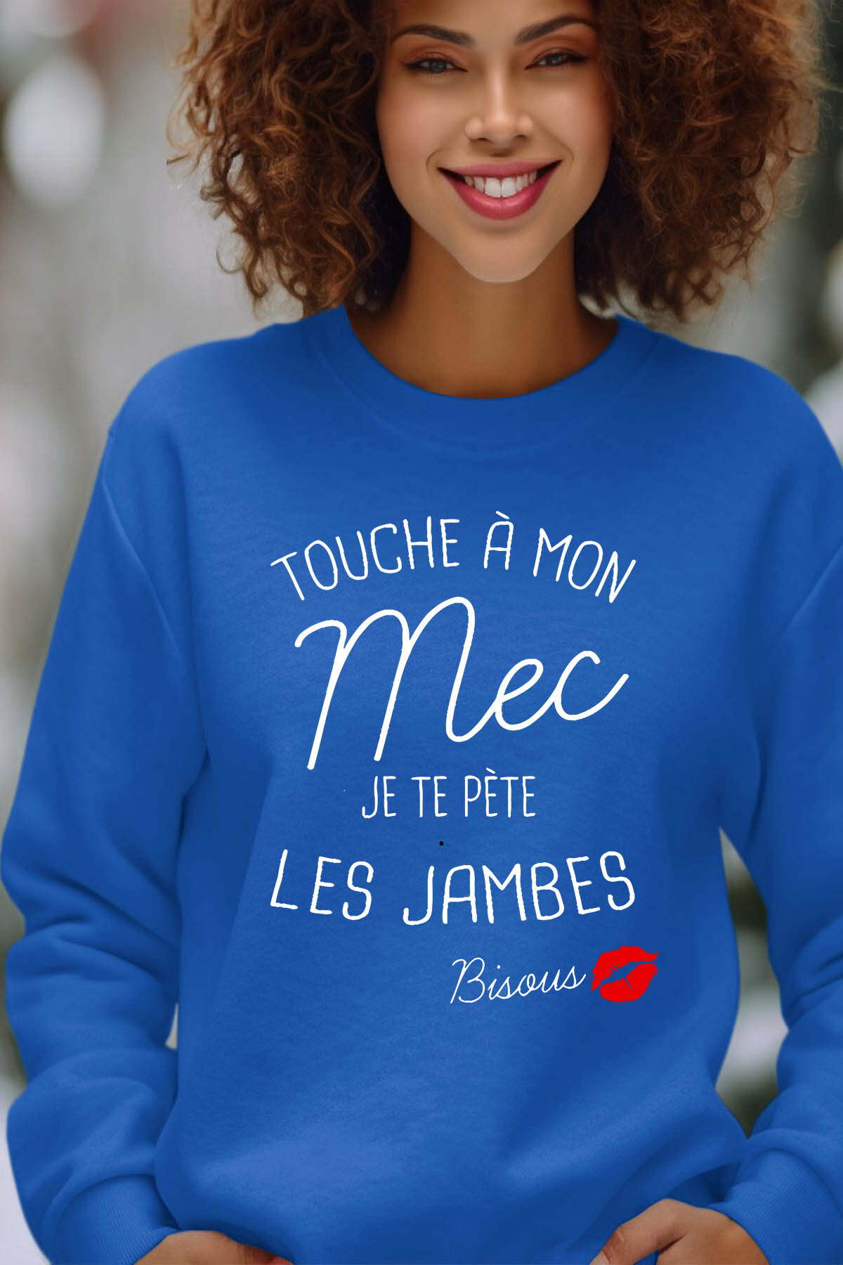 Wholesaler I.A.L.D FRANCE - Mon mec jambe - Crewneck sweatshirt Woman