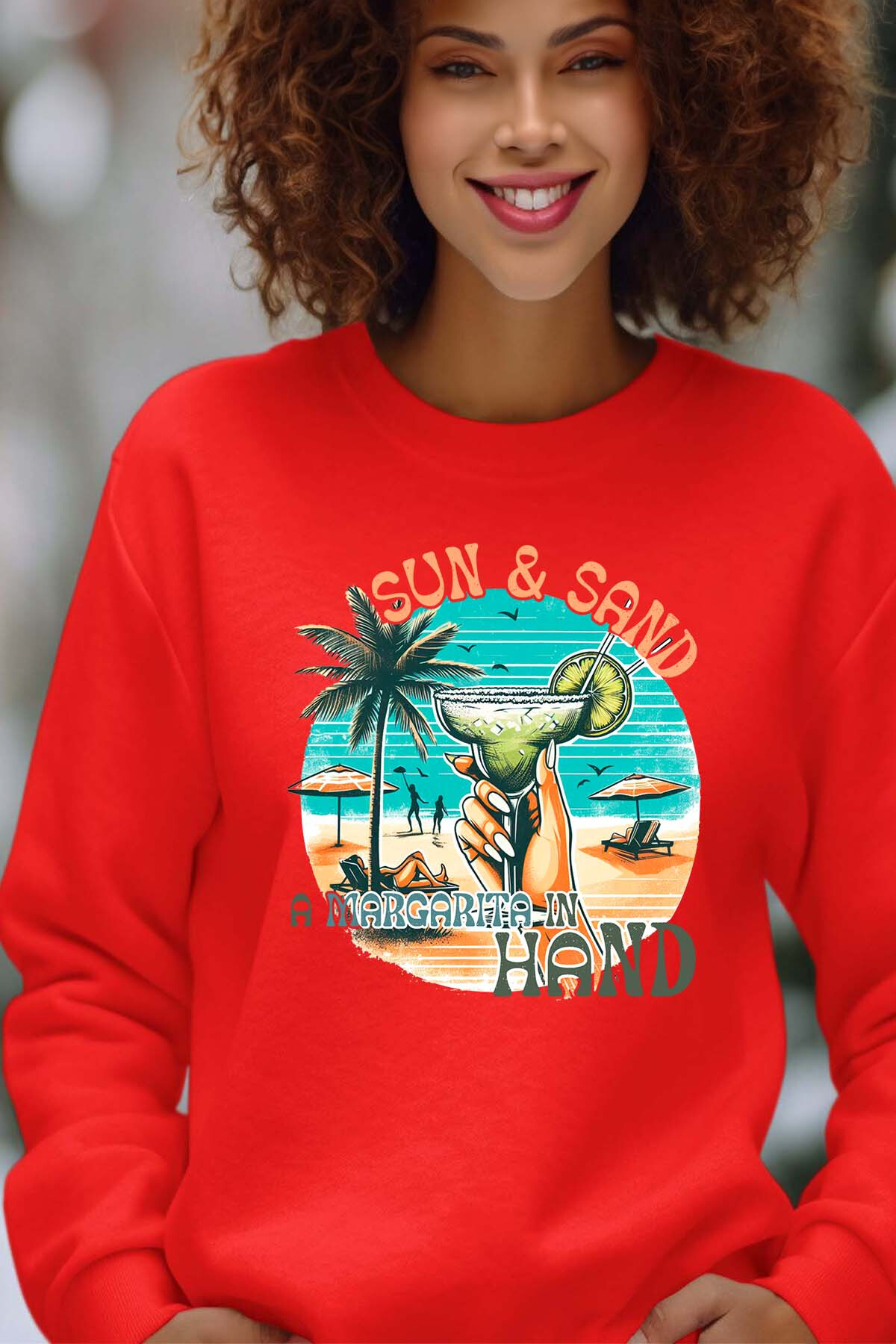 Großhändler I.A.L.D FRANCE - Margarita-Hand - Rundhals-Sweatshirt Frau