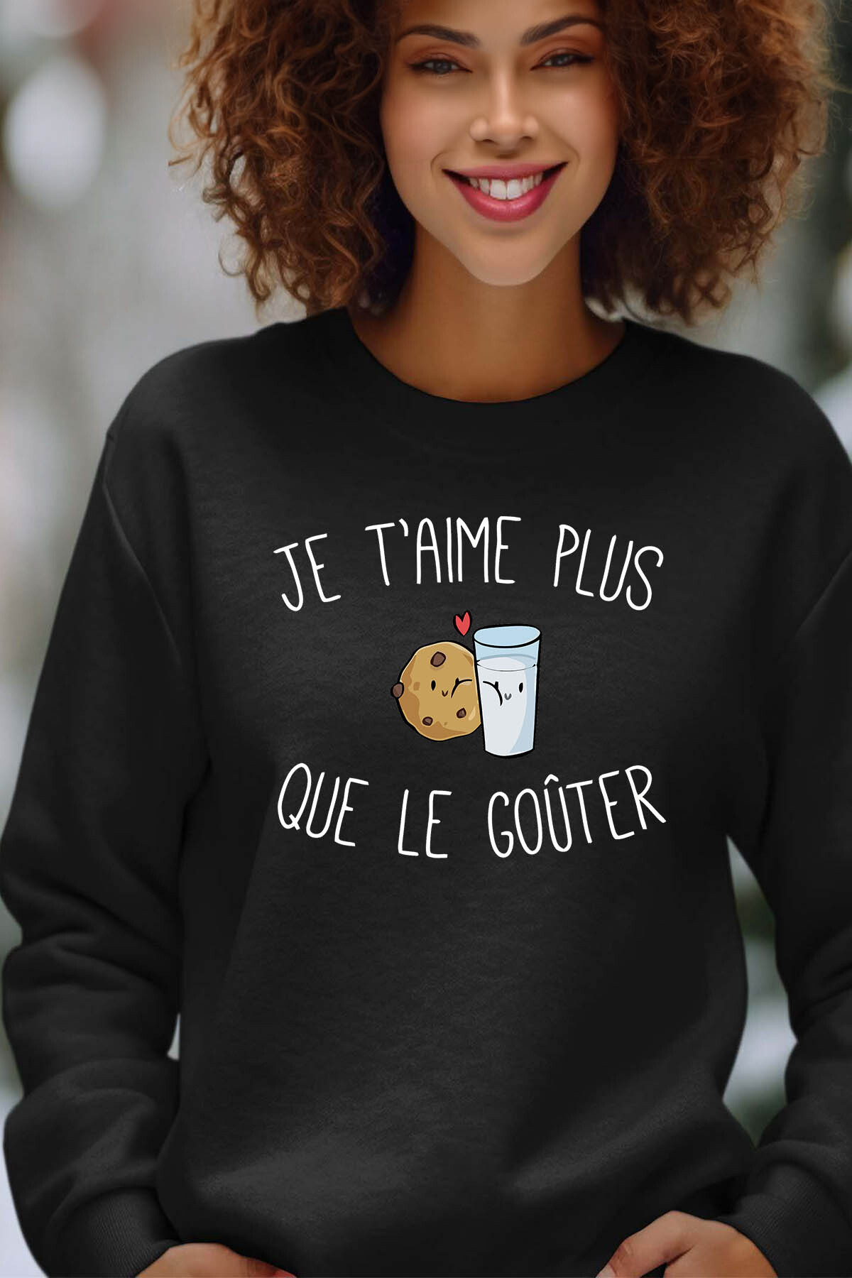 Wholesaler I.A.L.D FRANCE - Aime plus gouter - Crewneck sweatshirt Woman