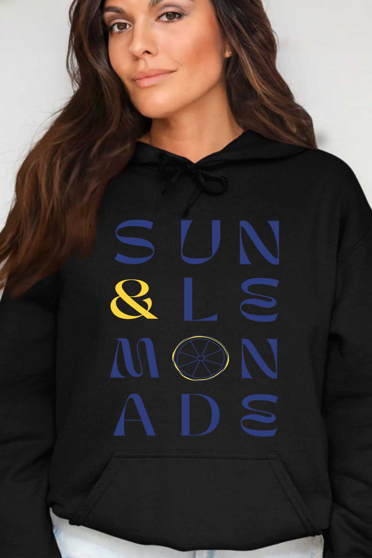 Großhändler I.A.L.D FRANCE - Sun And Lemonade - Sweatshirt Rundhalsausschnitt Frau