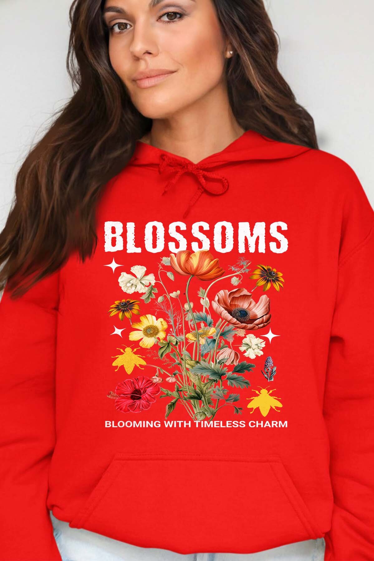 Mayorista I.A.L.D FRANCE - Flor eterno - Sudadera con capucha Mujer