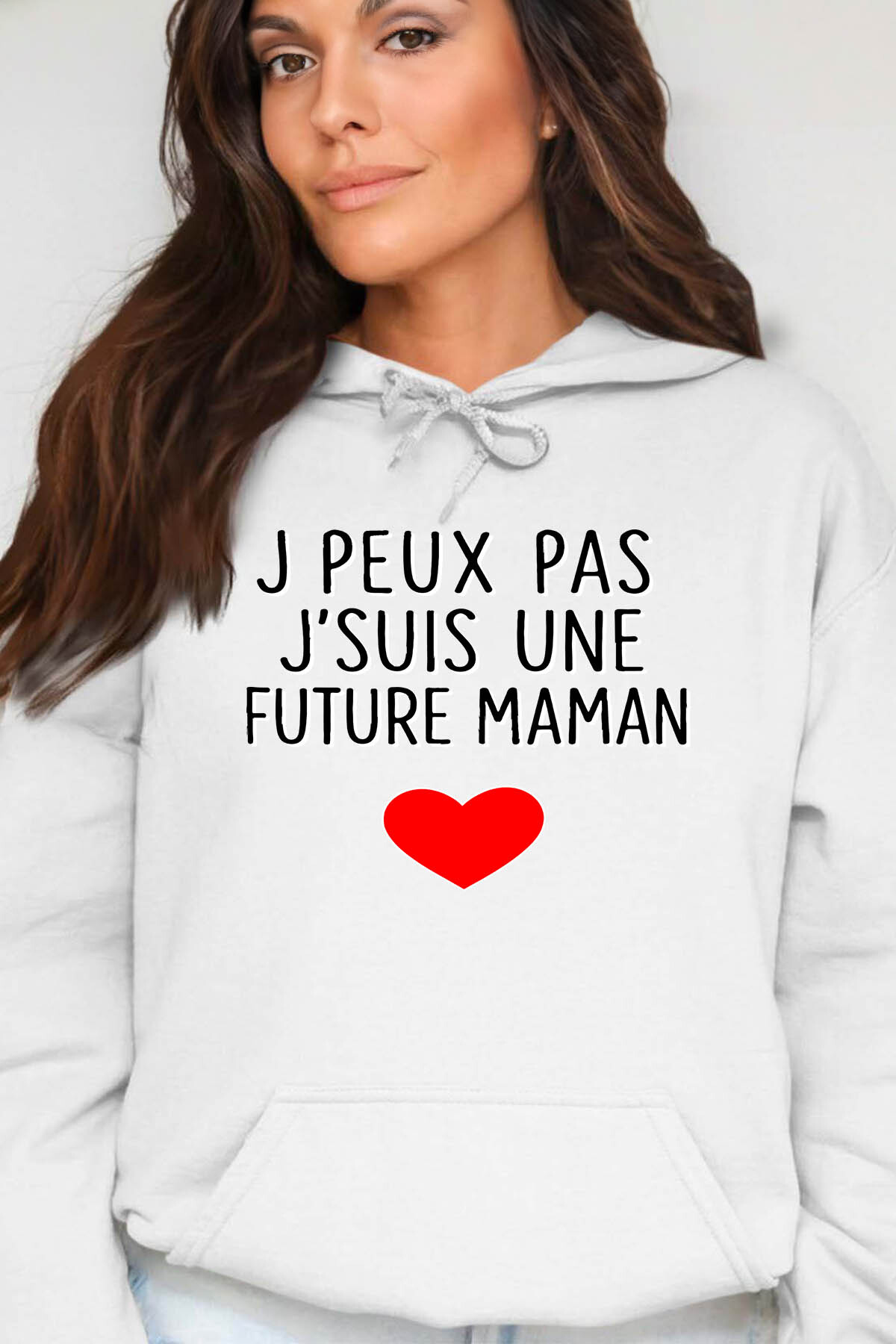 Grossista I.A.L.D FRANCE - Non posso futurare la mamma - Cappuccio da donna