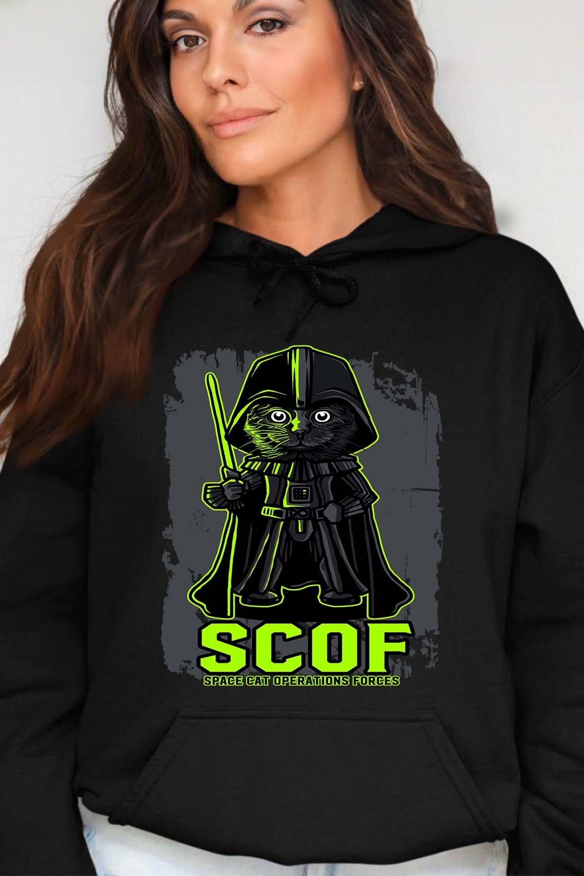 Grossiste I.A.L.D FRANCE - Cat vider - Sweat Capuche Femme