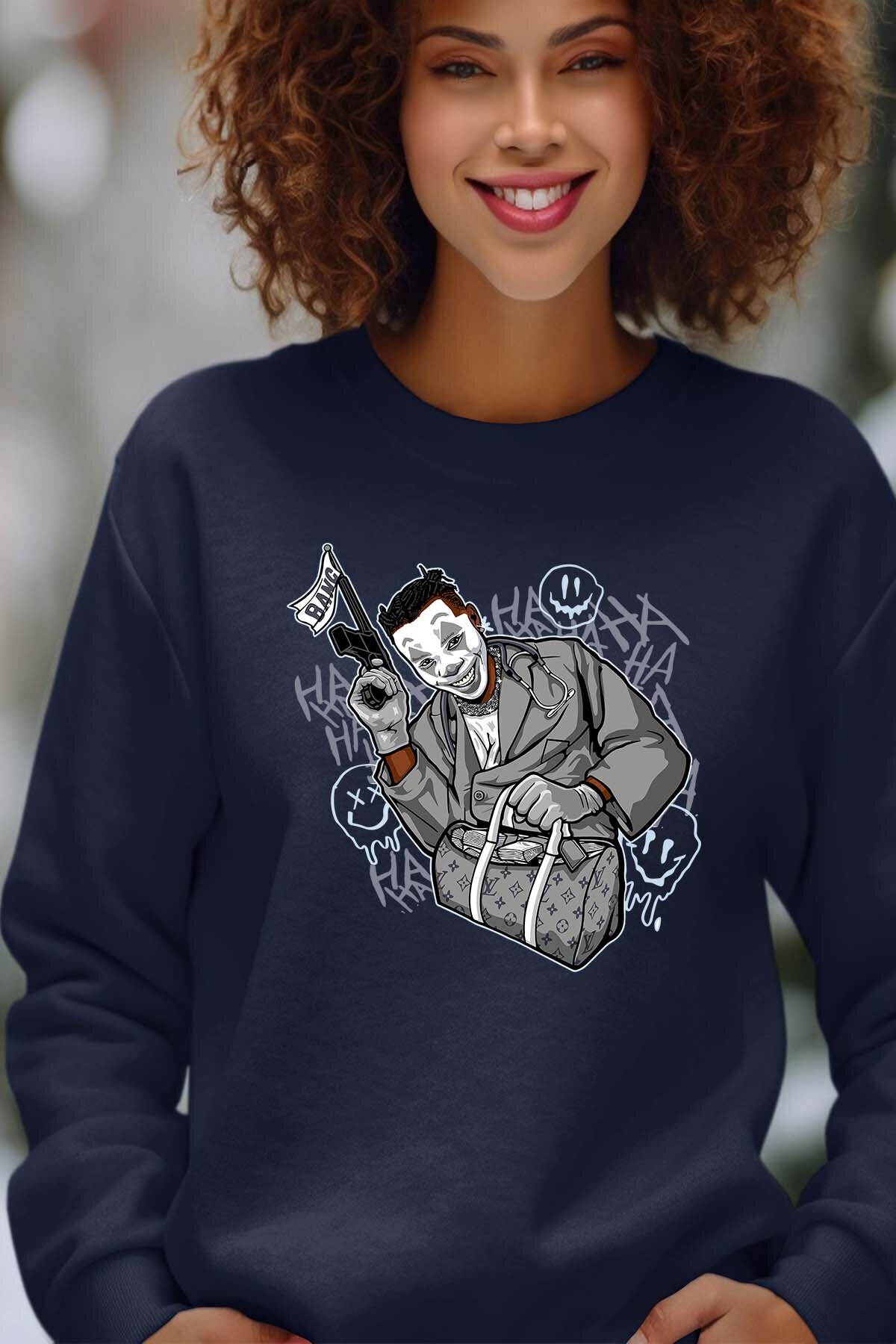 Grossiste I.A.L.D FRANCE - Graffeur Masqué - Sweat Col Rond Femme