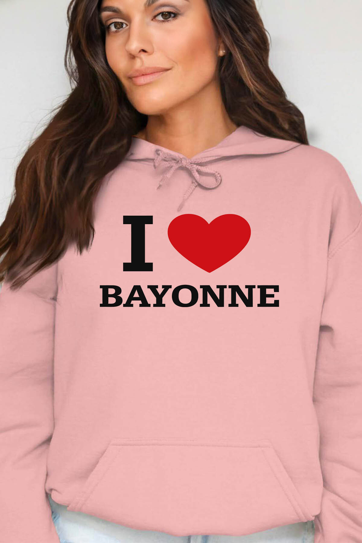 Grossiste I.A.L.D FRANCE - Love Bayonne - Sweat Capuche Femme