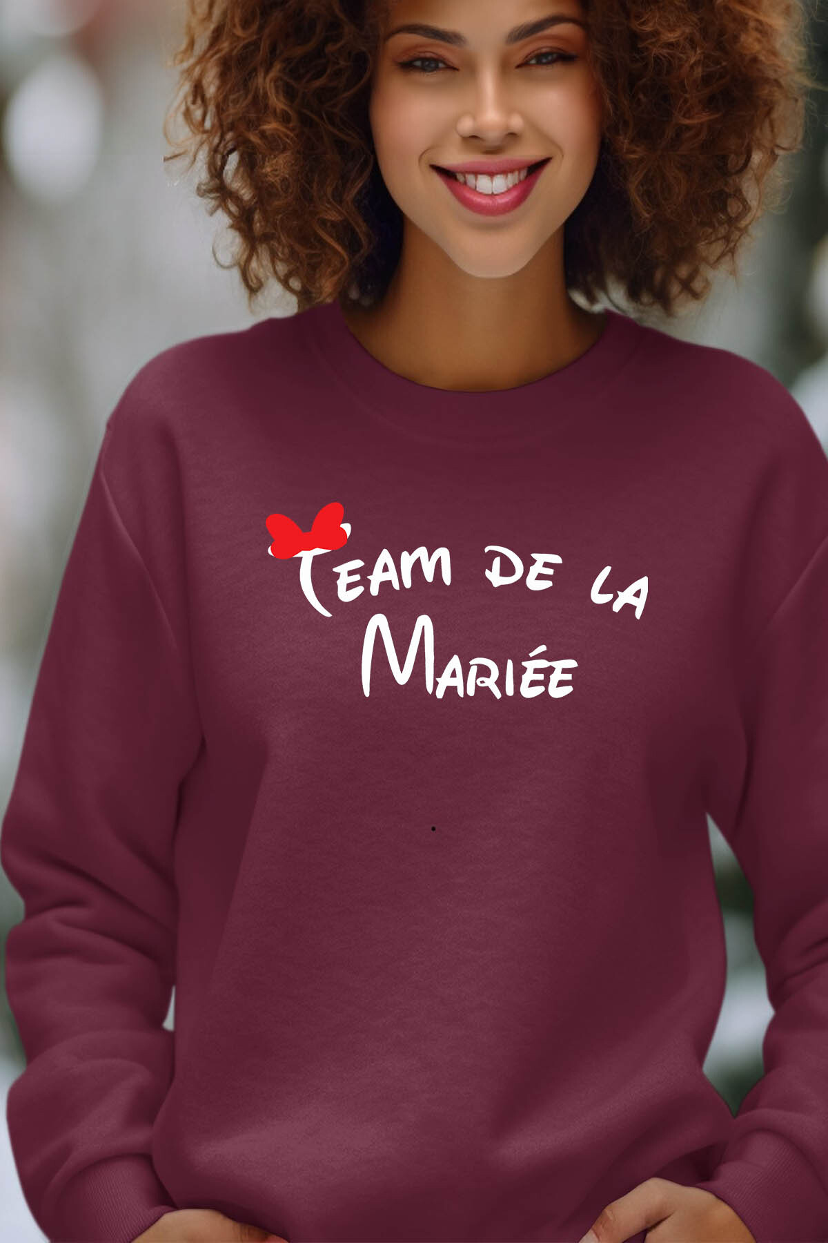 Großhändler I.A.L.D FRANCE - Verheiratetes Teamknoten - weiblicher runder Nacken -Sweatshirt