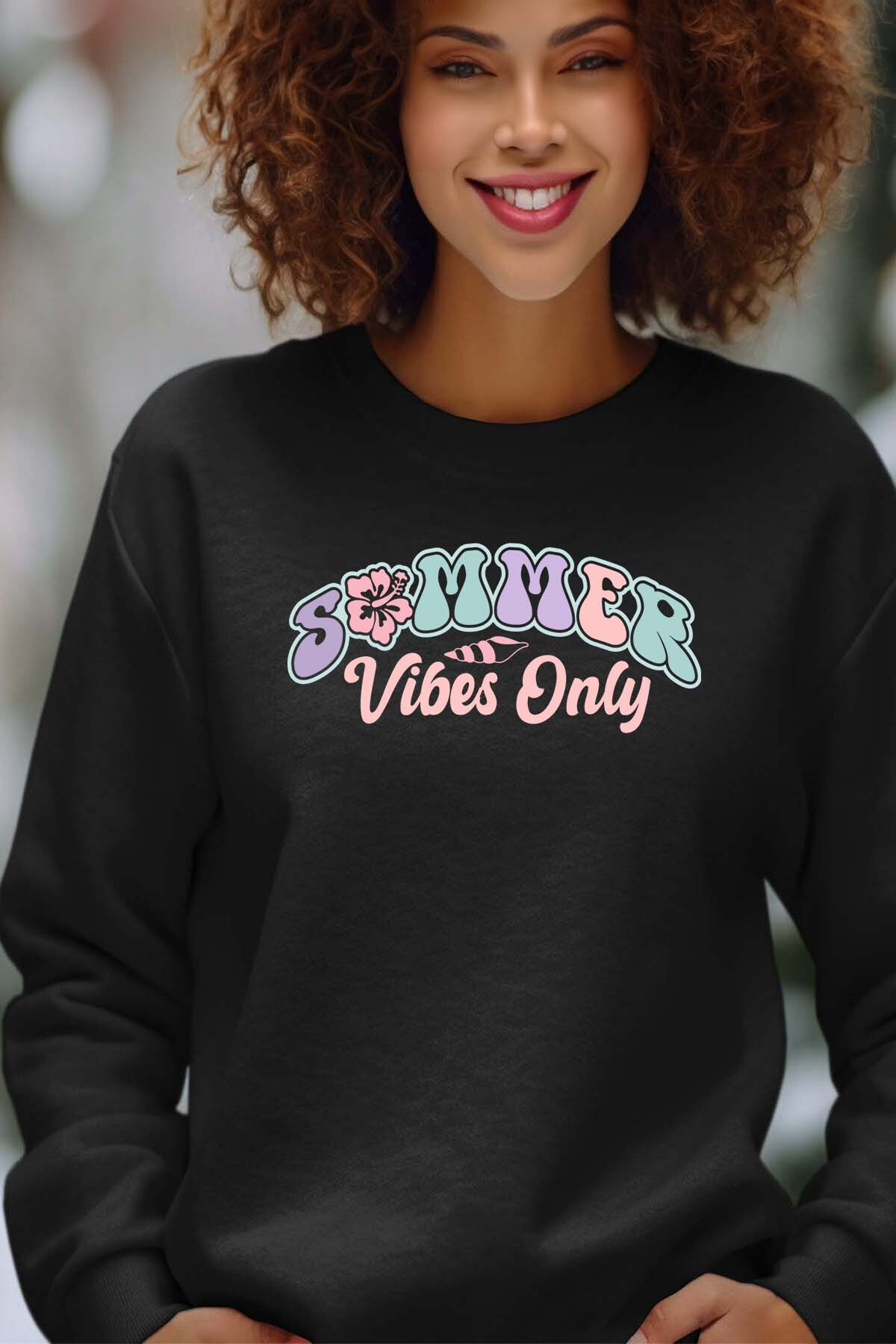 Großhändler I.A.L.D FRANCE - Sommerstimmung pur - Rundhals-Sweatshirt Frau