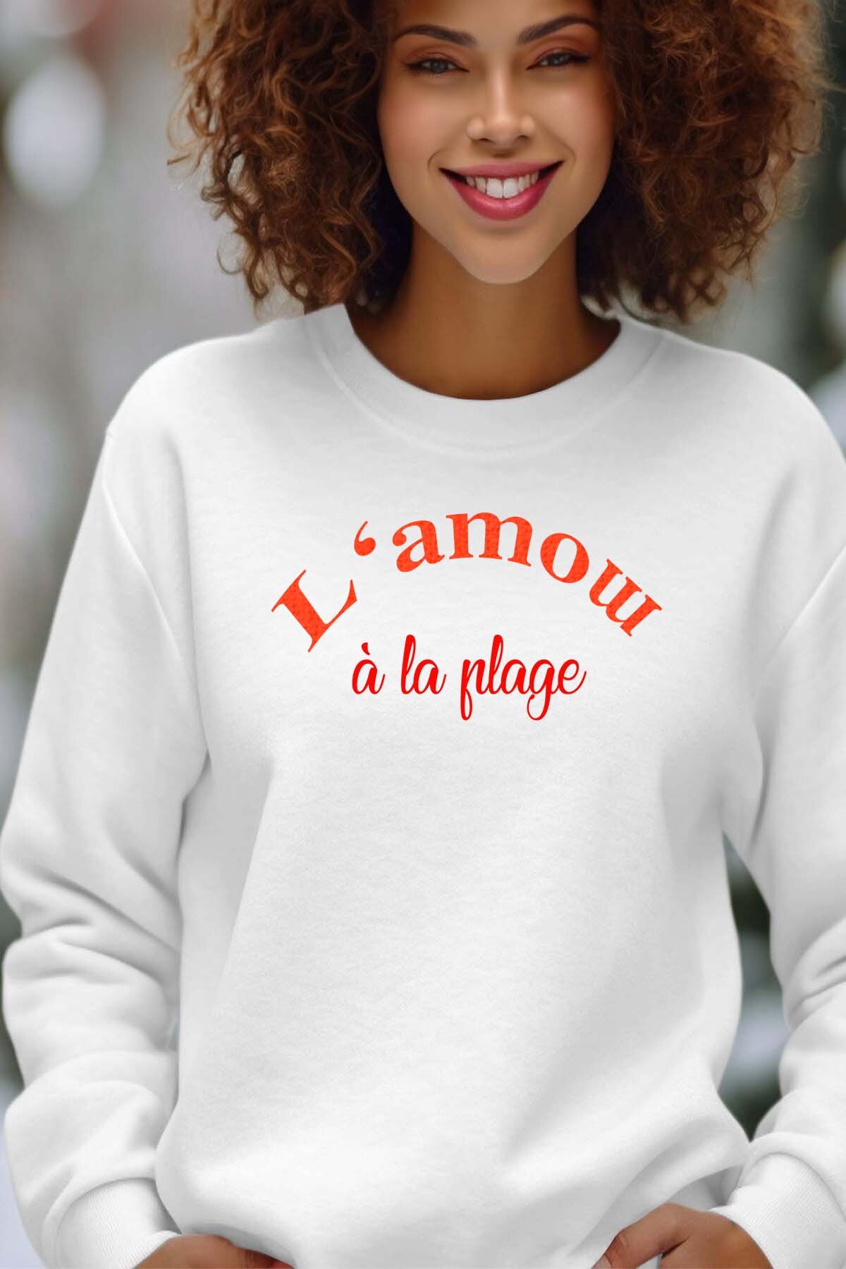 Mayorista I.A.L.D FRANCE - L amow plage - Sudadera con cuello redondo para mujer