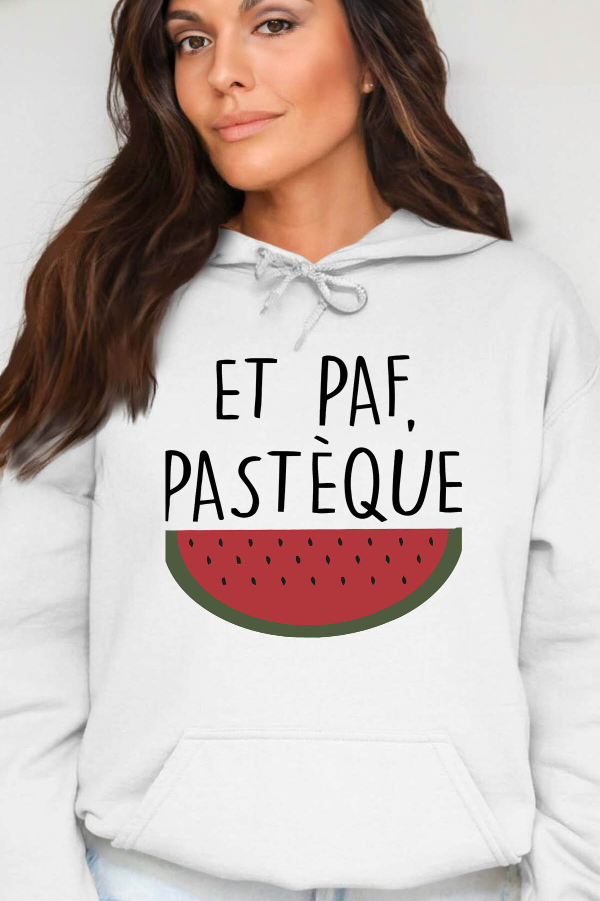 Wholesaler I.A.L.D FRANCE - paf pasteque - Hooded sweatshirt Woman