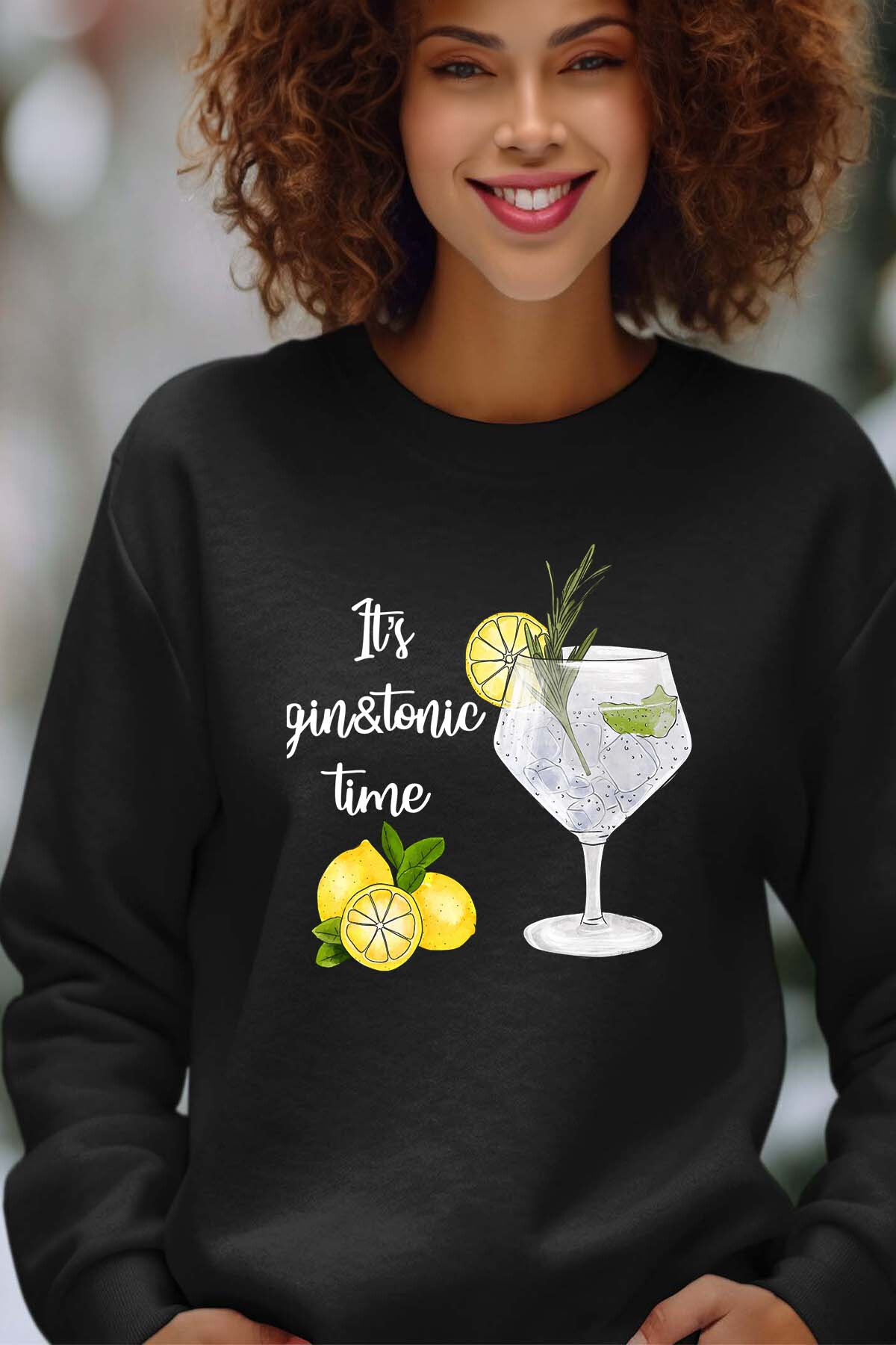 Wholesaler I.A.L.D FRANCE - time gin - Crewneck sweatshirt Woman