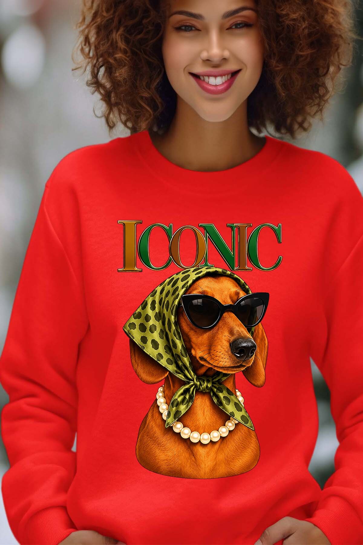 Grossiste I.A.L.D FRANCE - Dogue iconic - Sweat Col Rond Femme