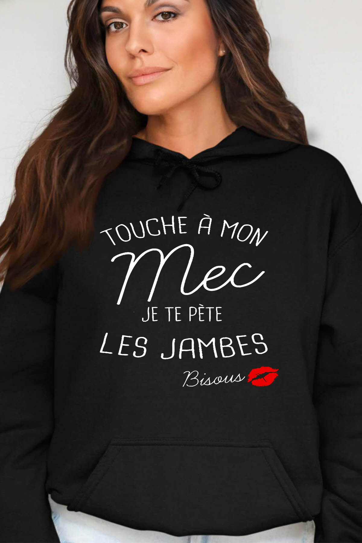 Wholesaler I.A.L.D FRANCE - Mon mec jambe - Hooded sweatshirt Woman