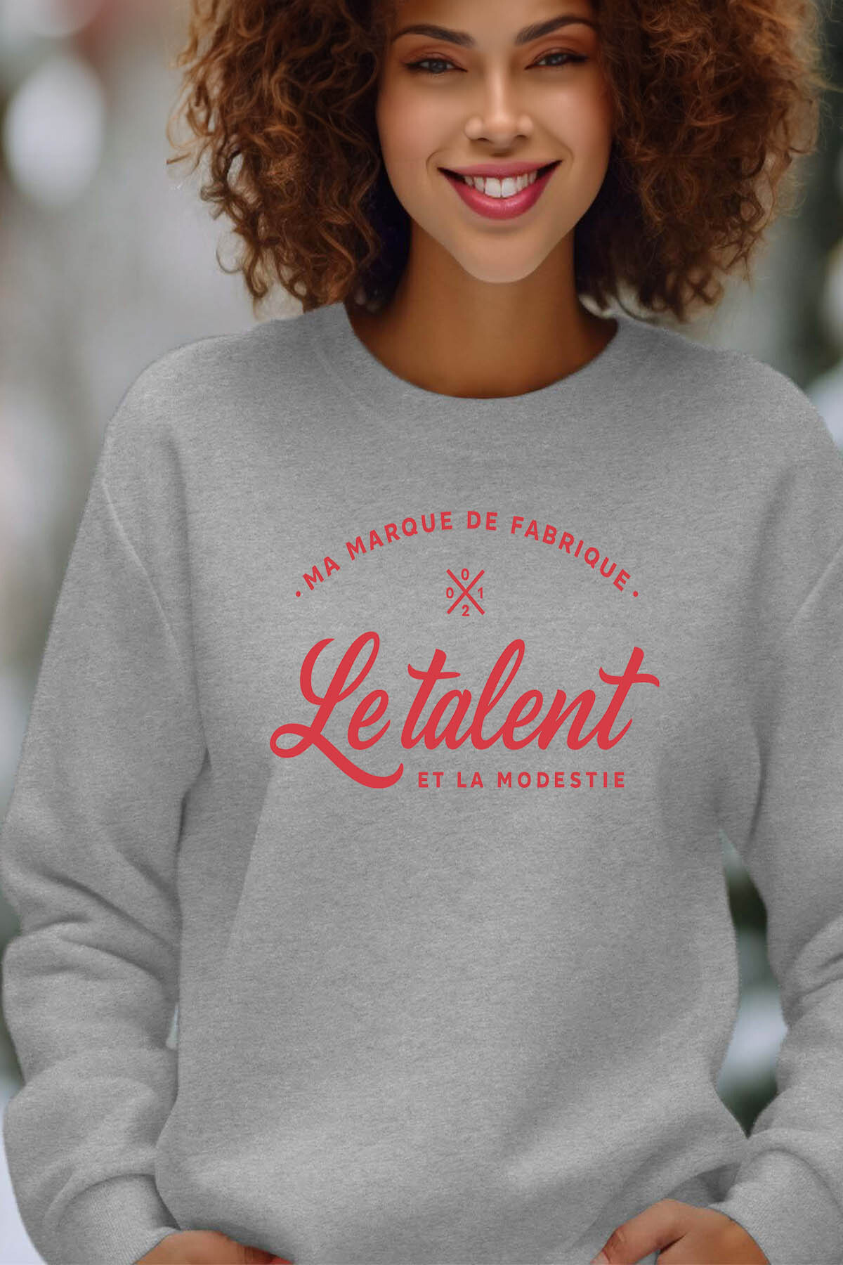 Wholesaler I.A.L.D FRANCE - Le talent Marque - Crewneck sweatshirt Woman