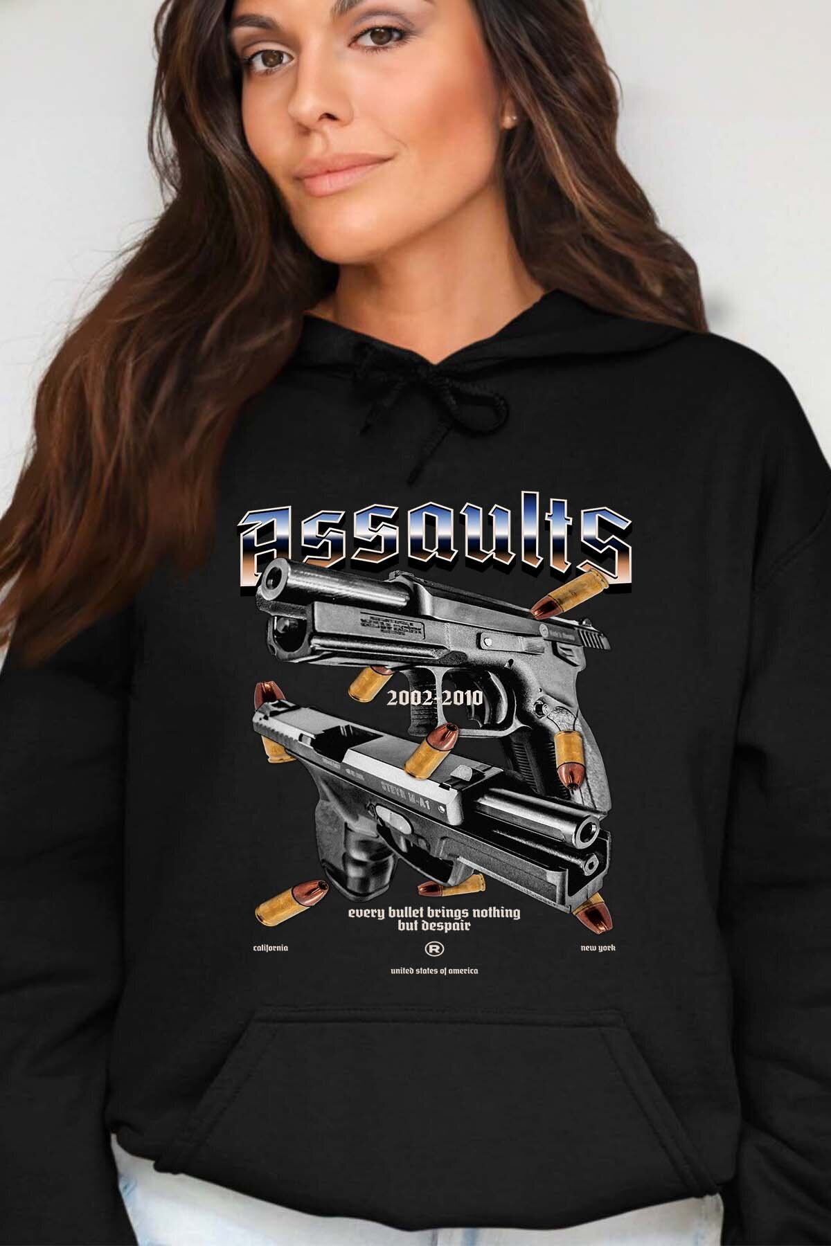 Wholesaler I.A.L.D FRANCE - Gun Graphic - Hooded sweatshirt Woman