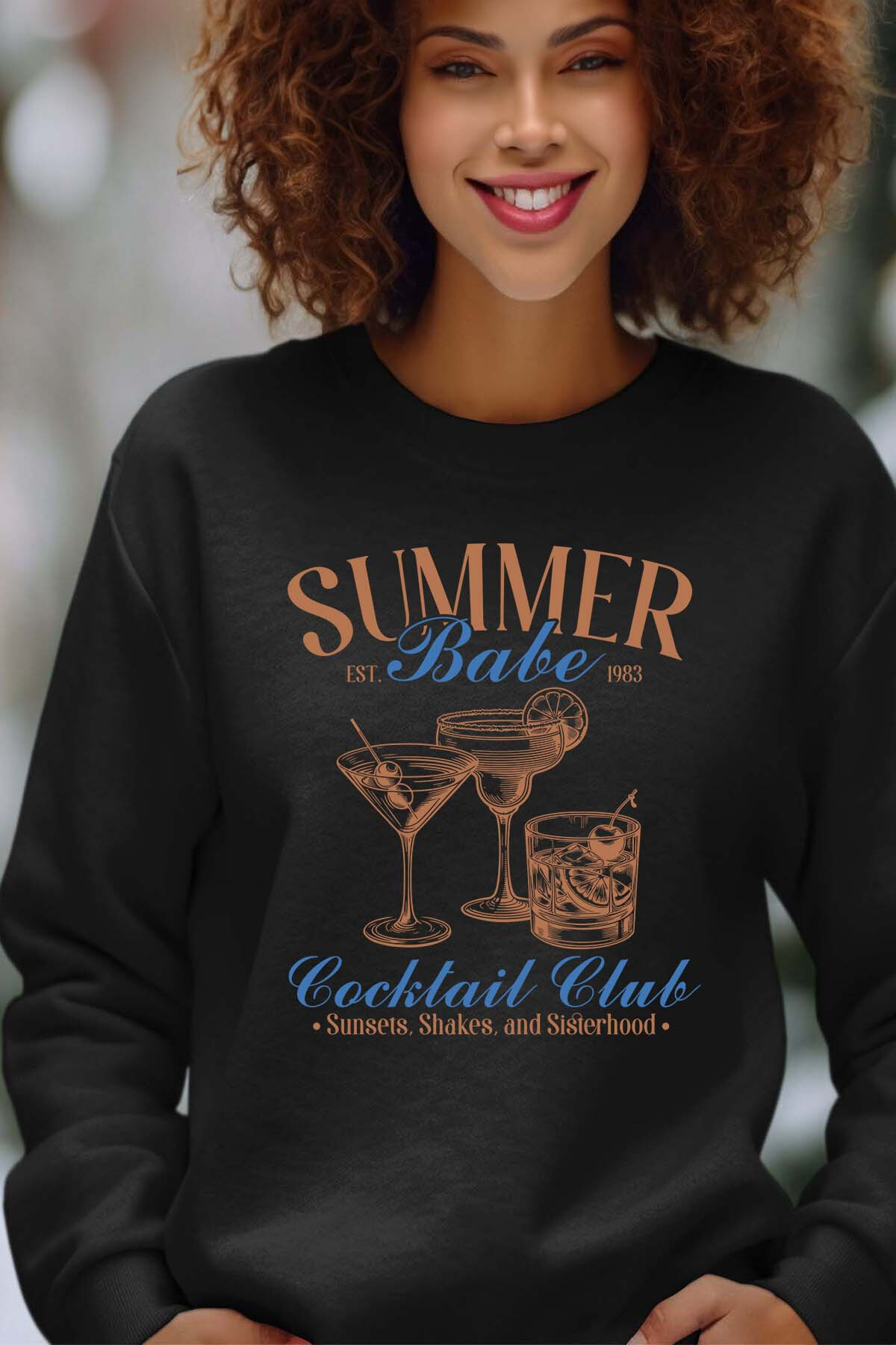 Wholesaler I.A.L.D FRANCE - Summer 1983 Babe - Crewneck sweatshirt Woman