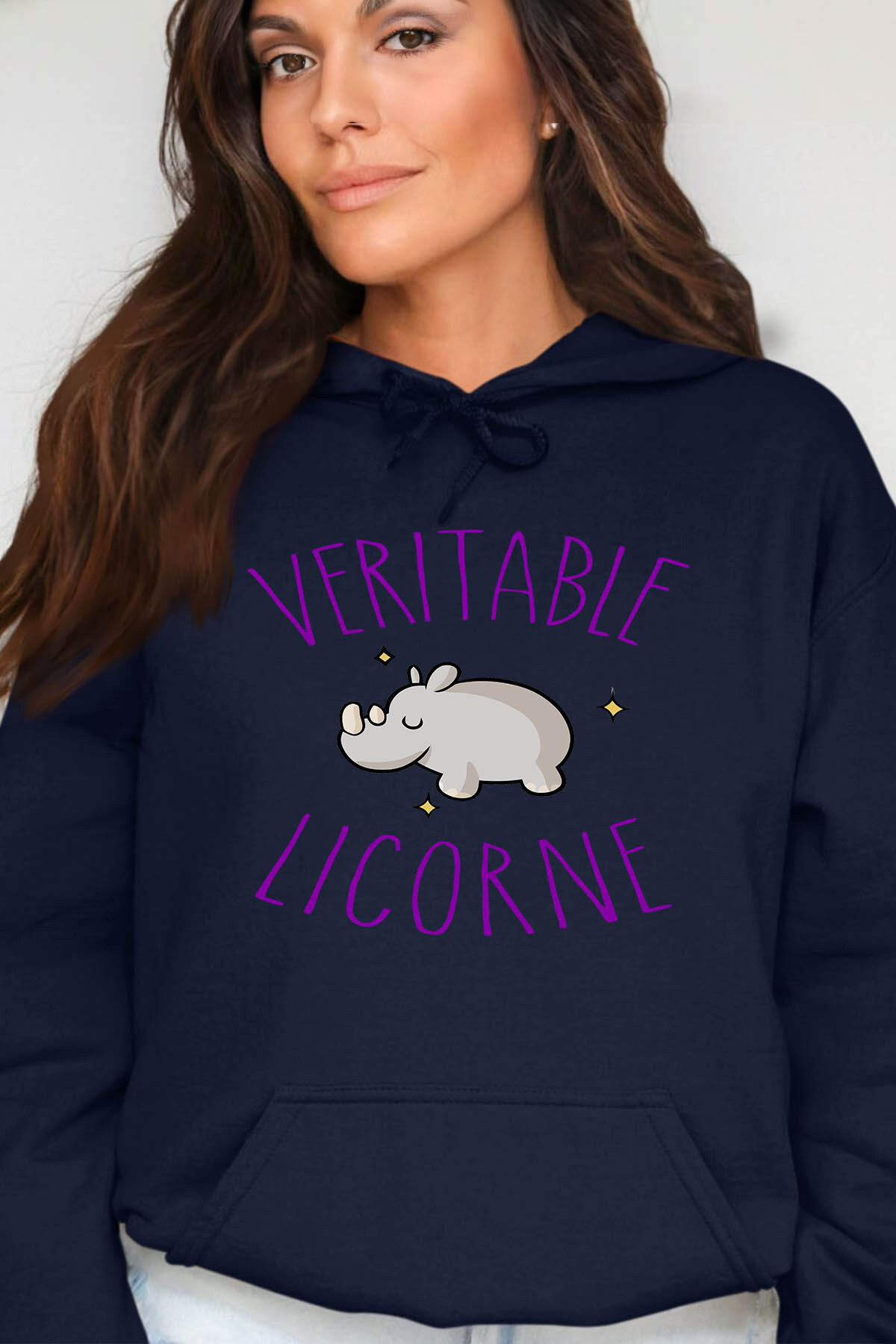 Grossista I.A.L.D FRANCE - Hippo Unicorn - Cappuccio da donna