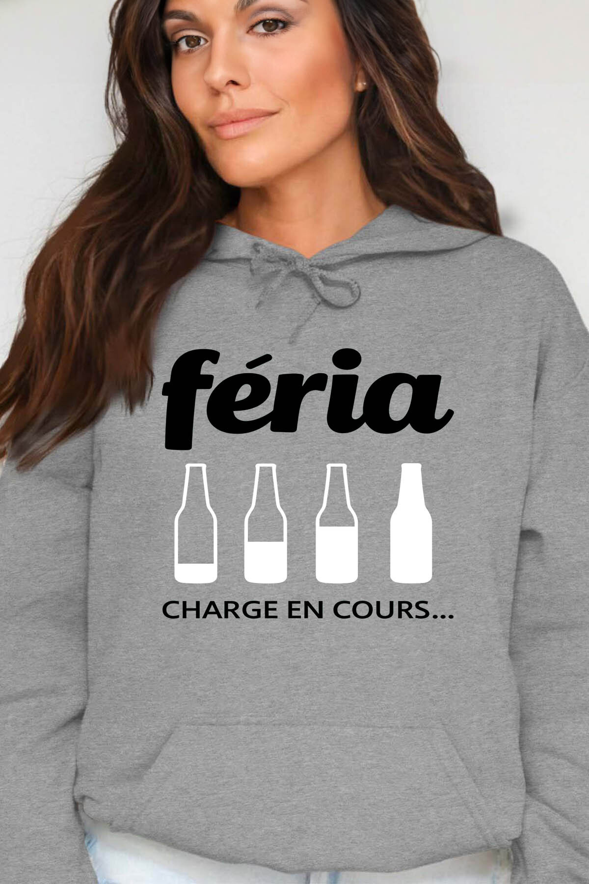 Grossiste I.A.L.D FRANCE - Charge feria - Sweat Capuche Femme