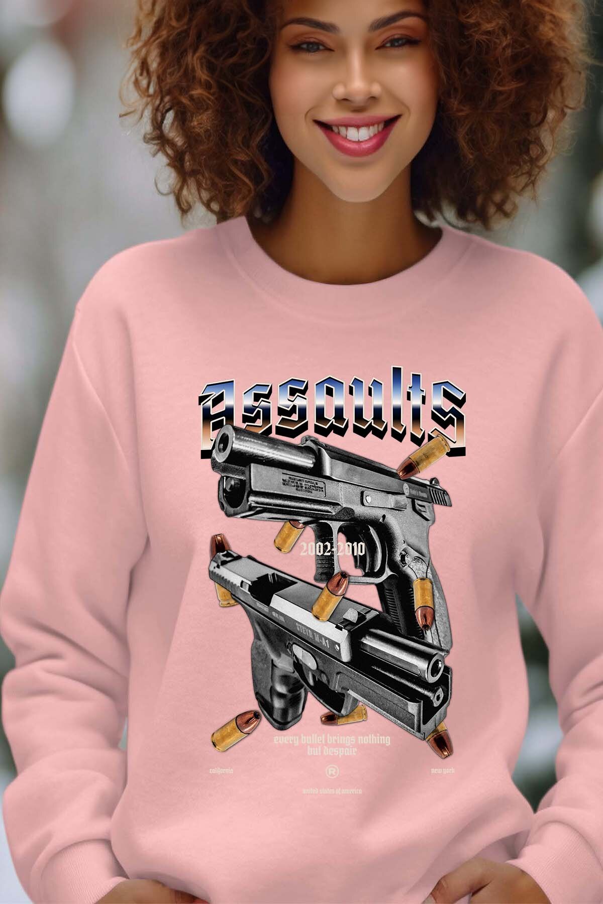 Wholesaler I.A.L.D FRANCE - Gun Graphic - Crewneck sweatshirt Woman