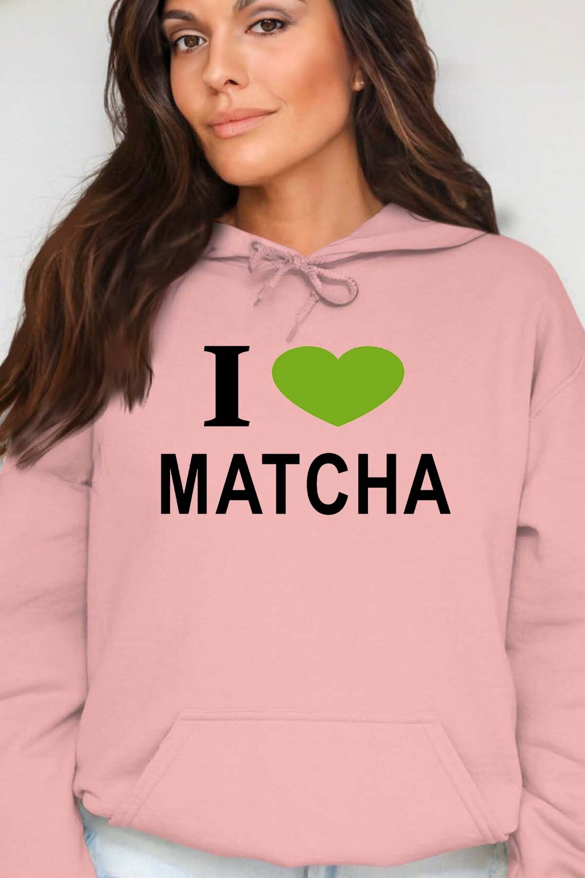 Mayorista I.A.L.D FRANCE - Me encanta Matcha K - Sudadera con capucha para mujer