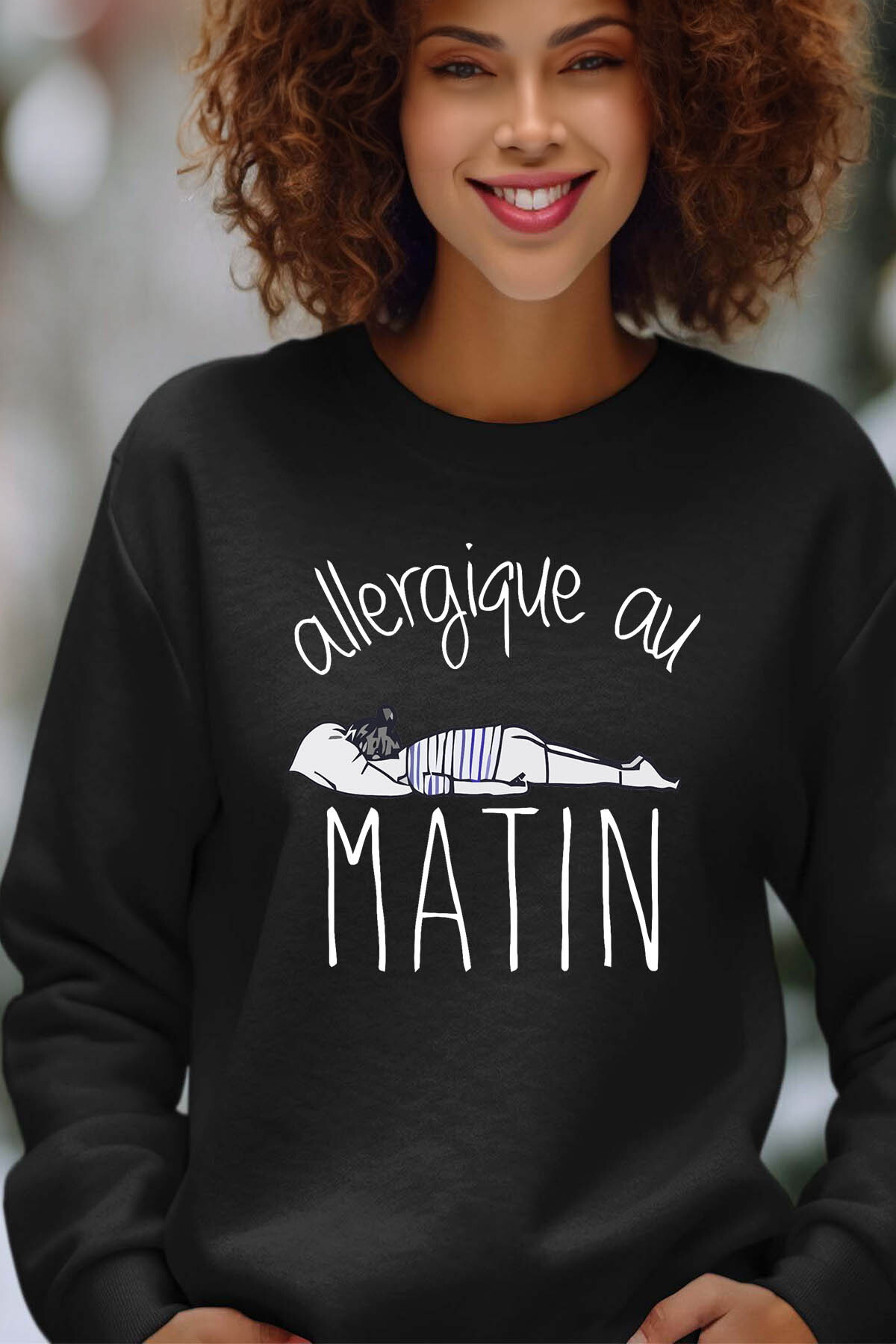 Wholesaler I.A.L.D FRANCE - allergique matin - Crewneck sweatshirt Woman