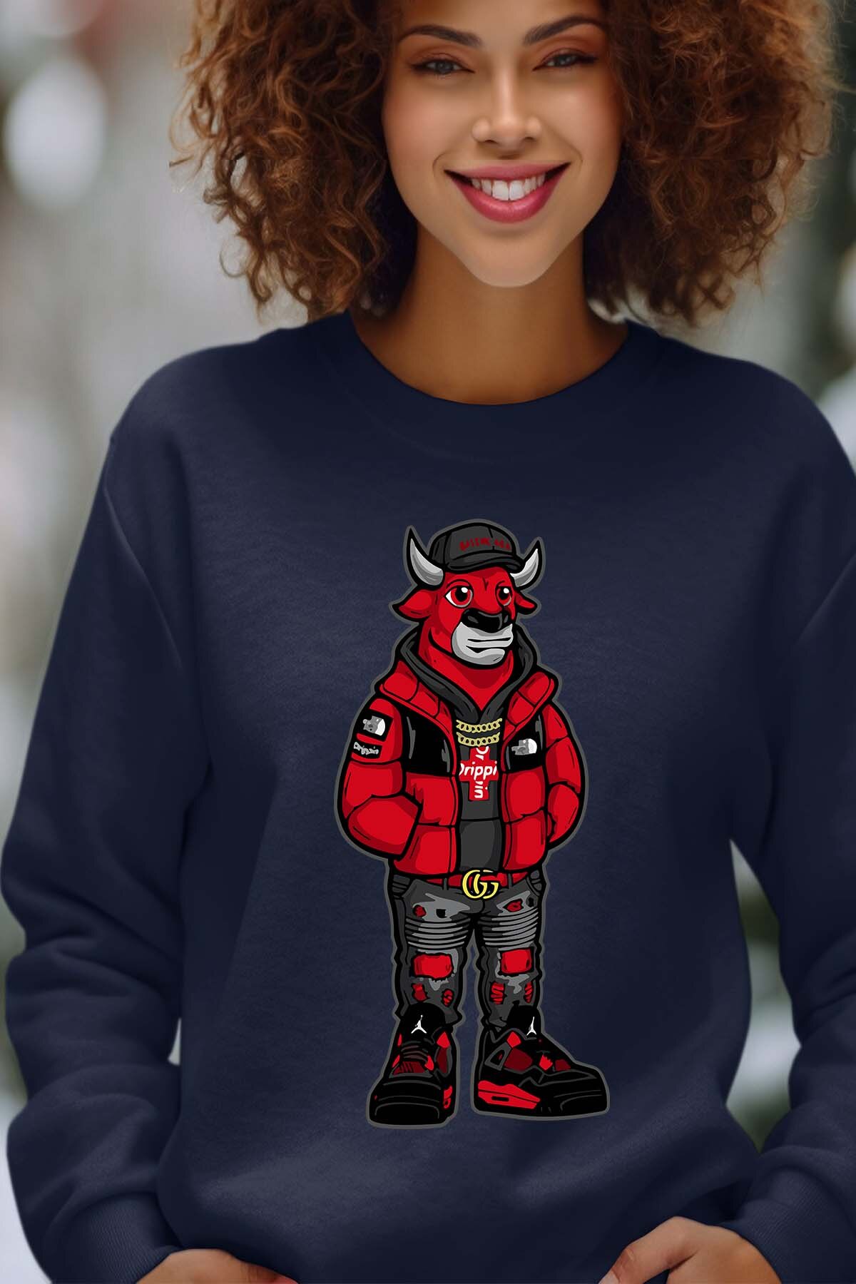 Grossiste I.A.L.D FRANCE - Force Urbaine - Sweat Col Rond Femme