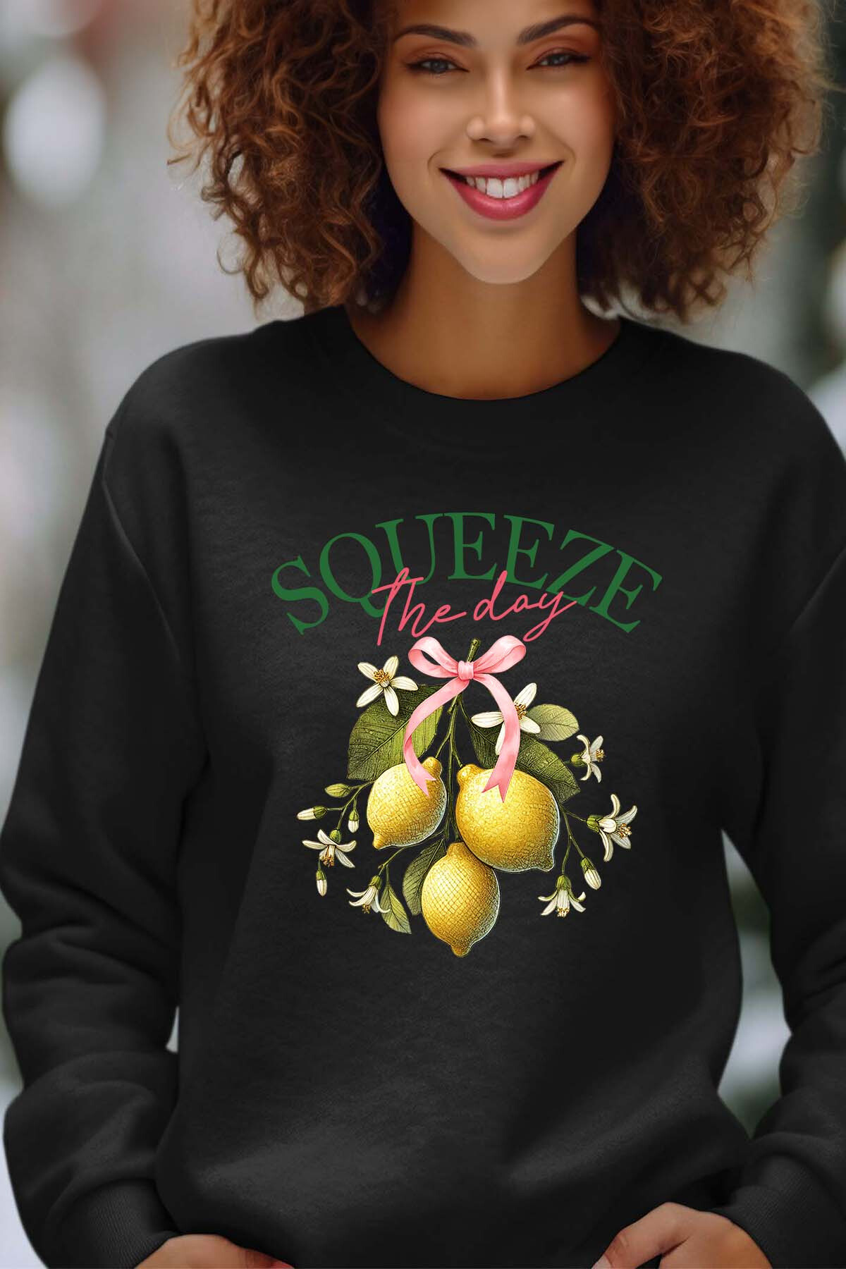 Mayorista I.A.L.D FRANCE - Squeeze the Day - Sudadera de cuello redondo para mujer