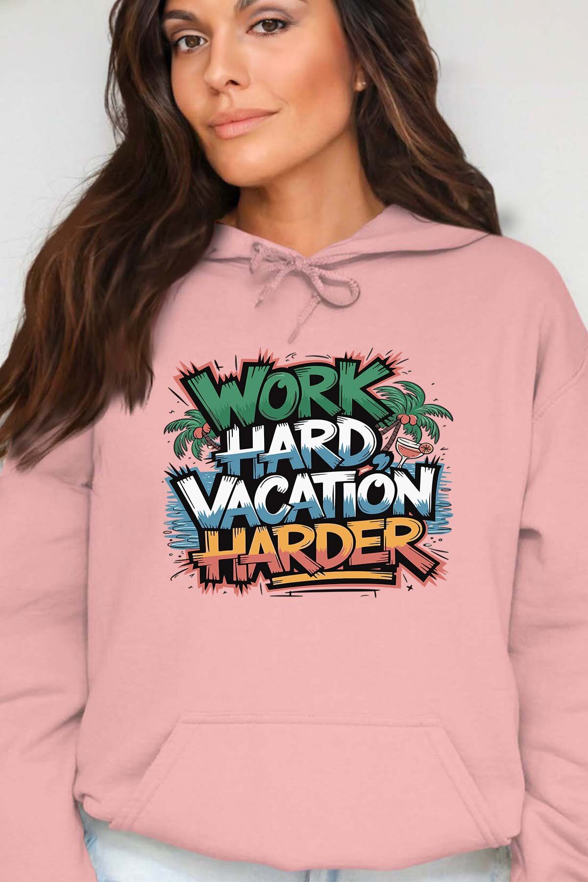 Grossista I.A.L.D FRANCE - Work H Nice - Felpa con cappuccio Donna