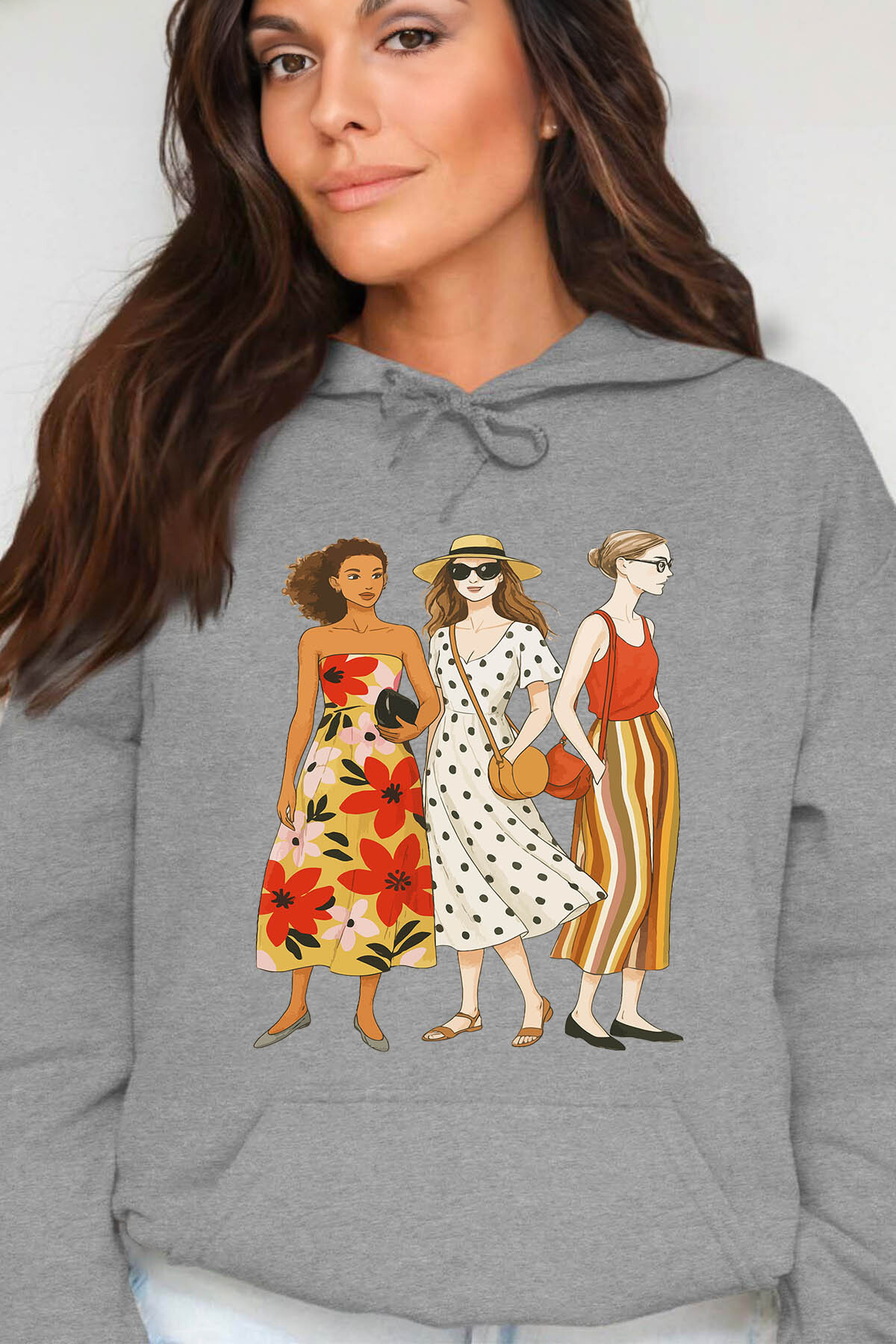 Grossiste I.A.L.D FRANCE - Mode élégante - Sweat Capuche Femme