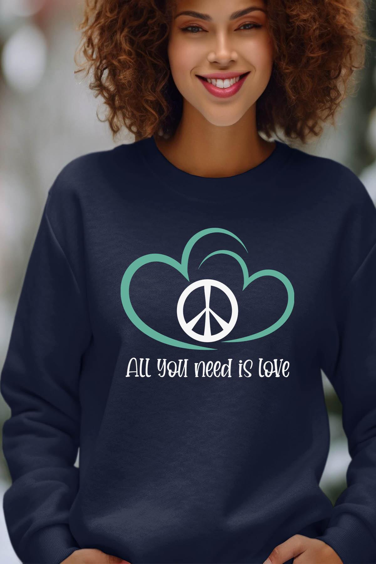 Mayorista I.A.L.D FRANCE - Cloud Peace L - Sweins de cuello redondo para mujeres
