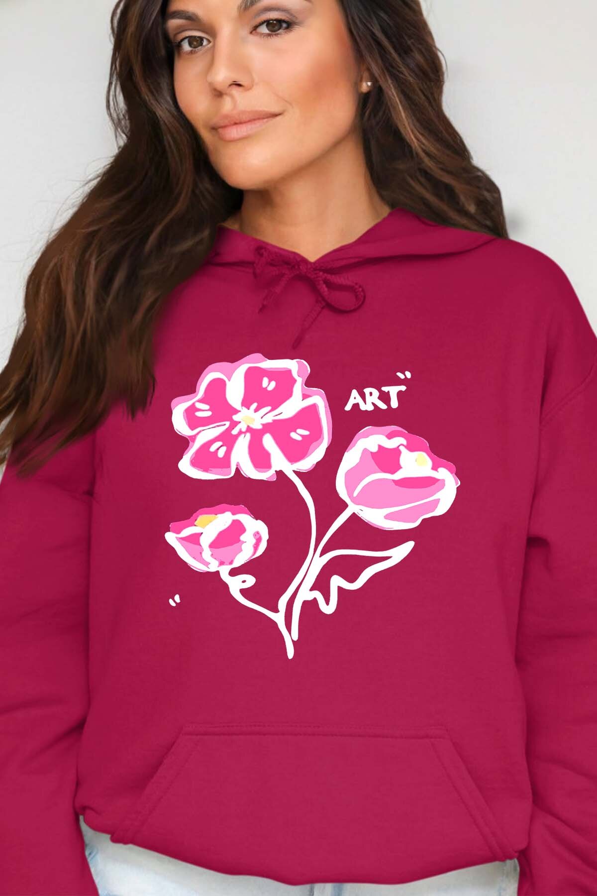 Mayorista I.A.L.D FRANCE - Flowr art 3k - Sudadera con capucha Mujer