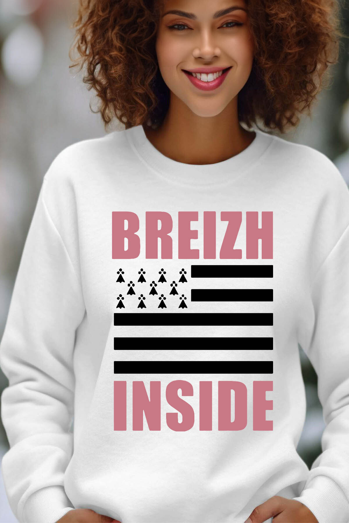 Mayorista I.A.L.D FRANCE - Breizh Inside Girl - sudadera de cuello redondo para mujeres
