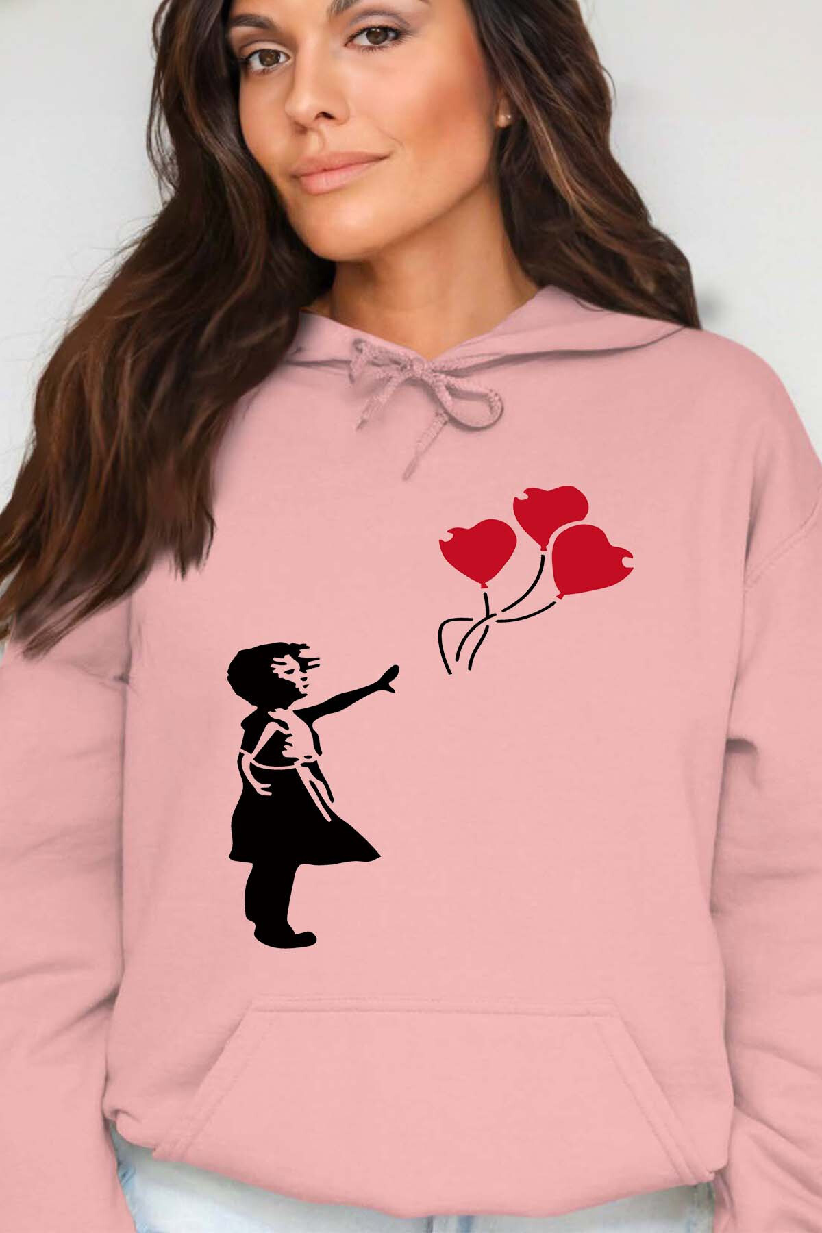 Großhändler I.A.L.D FRANCE - Ballonblätter - Damen-Sweatshirt mit Kapuze