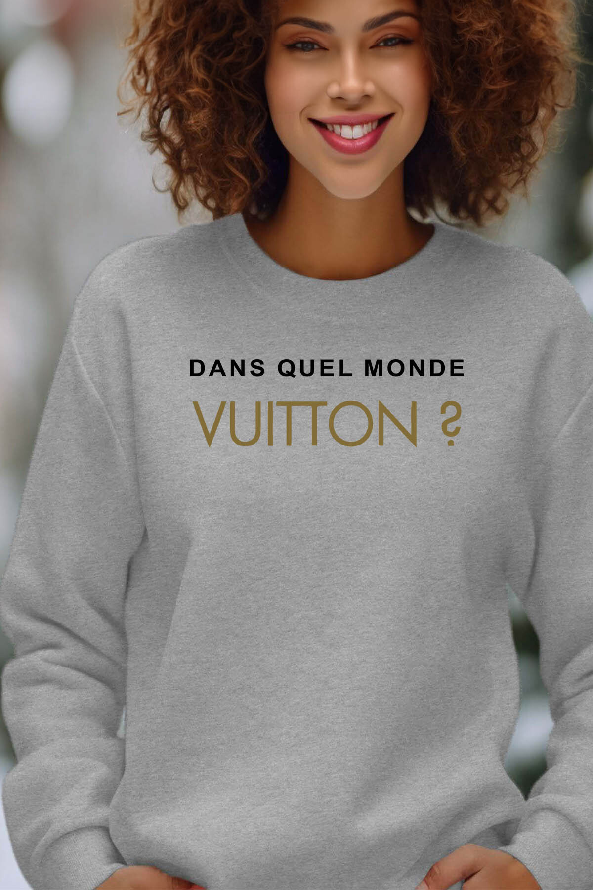 Wholesaler I.A.L.D FRANCE - Monde Vuitton - Crewneck sweatshirt Woman