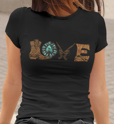 Grossiste I.A.L.D FRANCE - Tshirt Femme Col Rond | LOVE WESTERN Grossiste I.A.L.D FRANCE - Tshirt Femme Col Rond | LOVE WESTERN