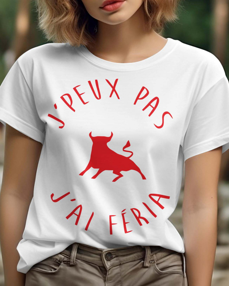 Wholesaler I.A.L.D FRANCE - Woman tee | J'peux pas j'ai feria taureau