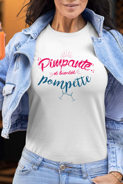 Grossiste I.A.L.D FRANCE - pompette - Tshirt Femme Grossiste I.A.L.D FRANCE - pompette - Tshirt Femme
