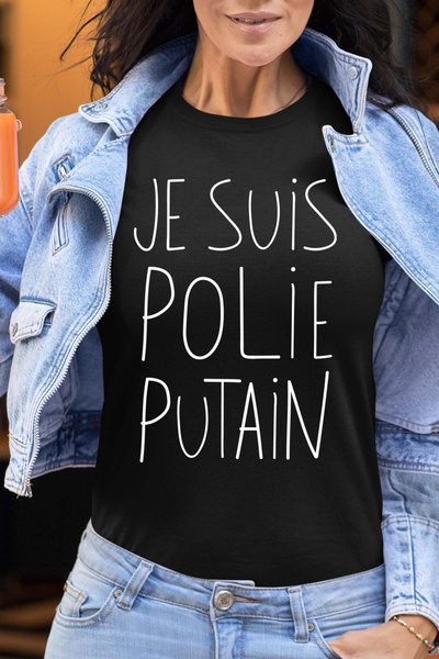 Grossiste I.A.L.D FRANCE - je suis poili putain - Tshirt Femme Grossiste I.A.L.D FRANCE - je suis poili putain - Tshirt Femme