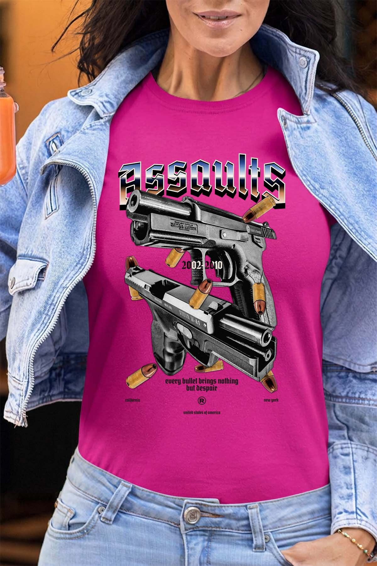 Wholesaler I.A.L.D FRANCE - Gun Graphic-kamel-khedimallah - Tee Woman