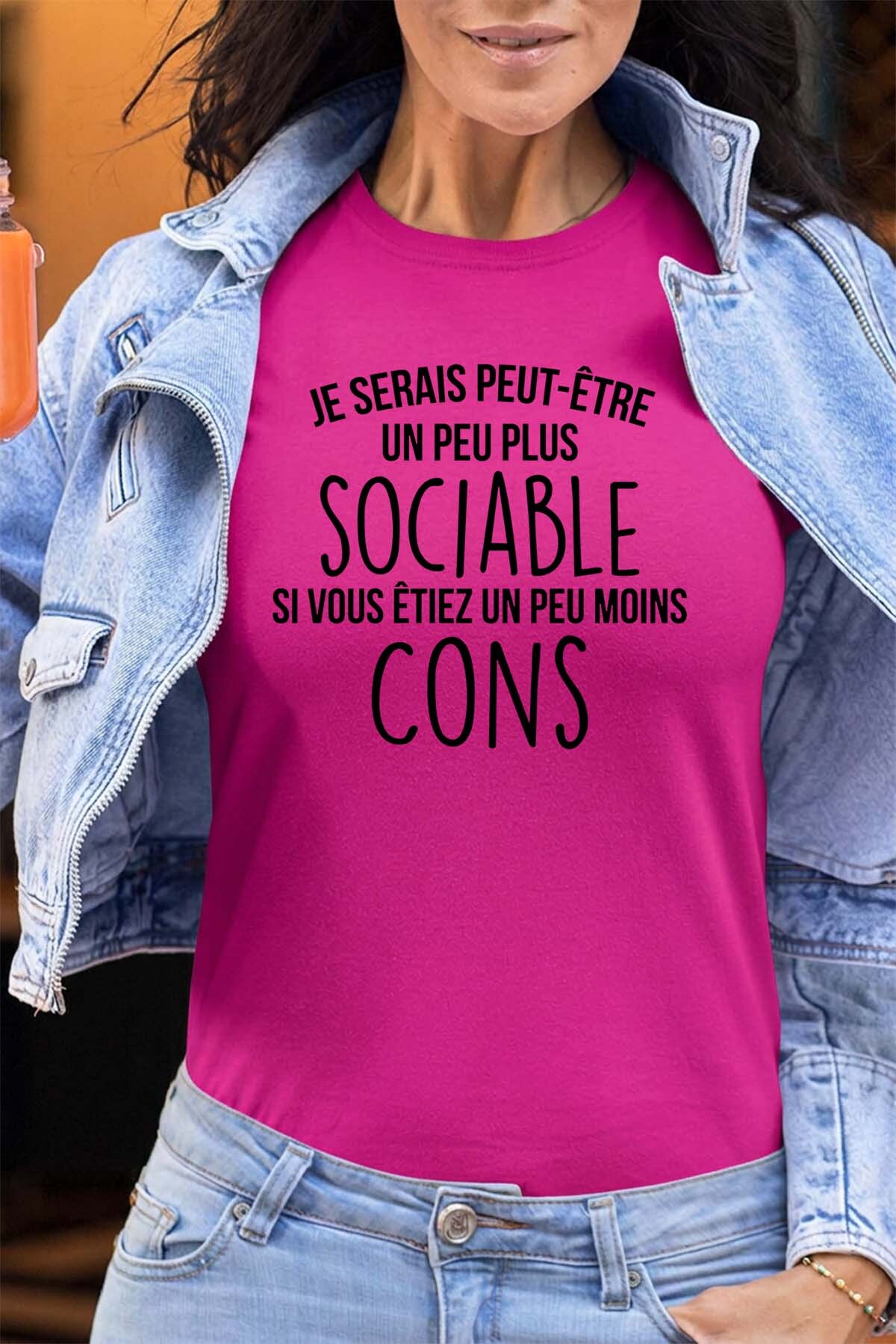 Wholesaler I.A.L.D FRANCE - Sociable Moins con - Tee Woman